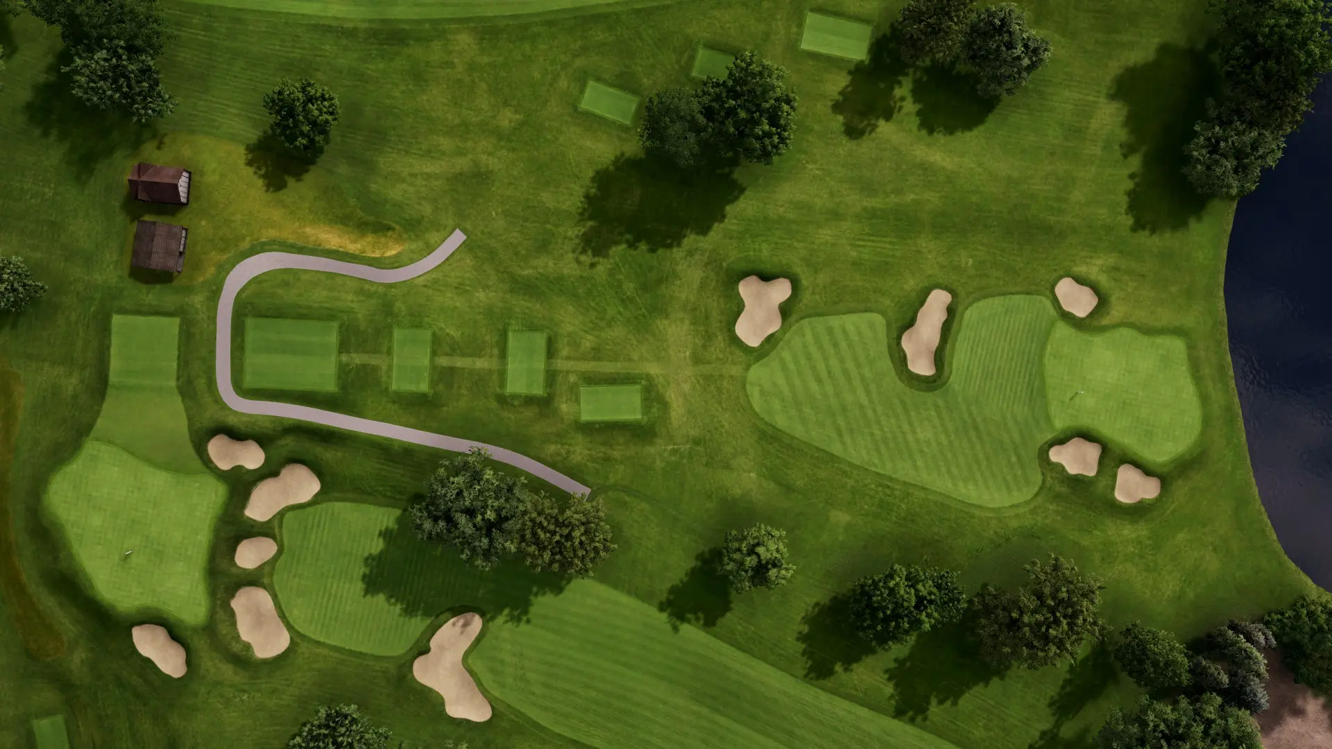 Hole 13 at Interlachen Country Club (Post-Restoration)