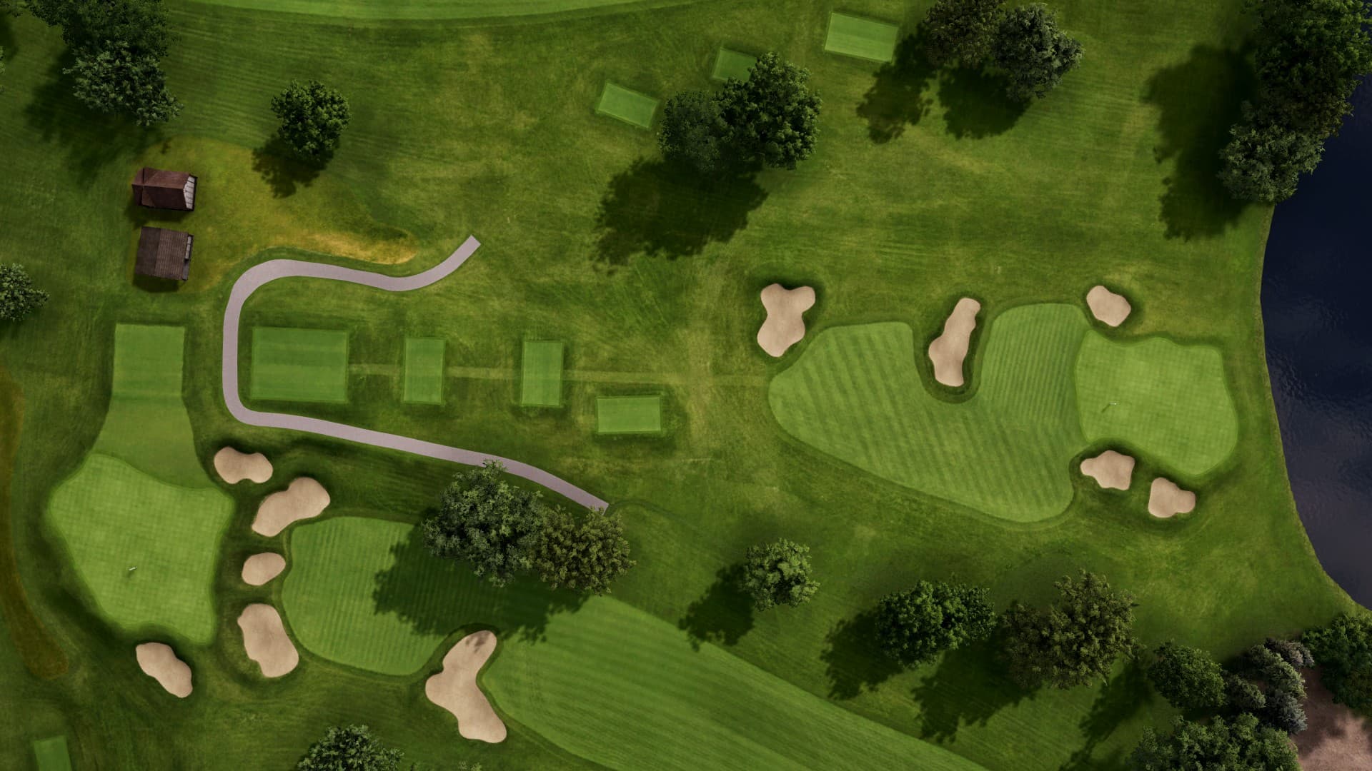 Hole 13 at Interlachen Country Club (Post-Restoration)