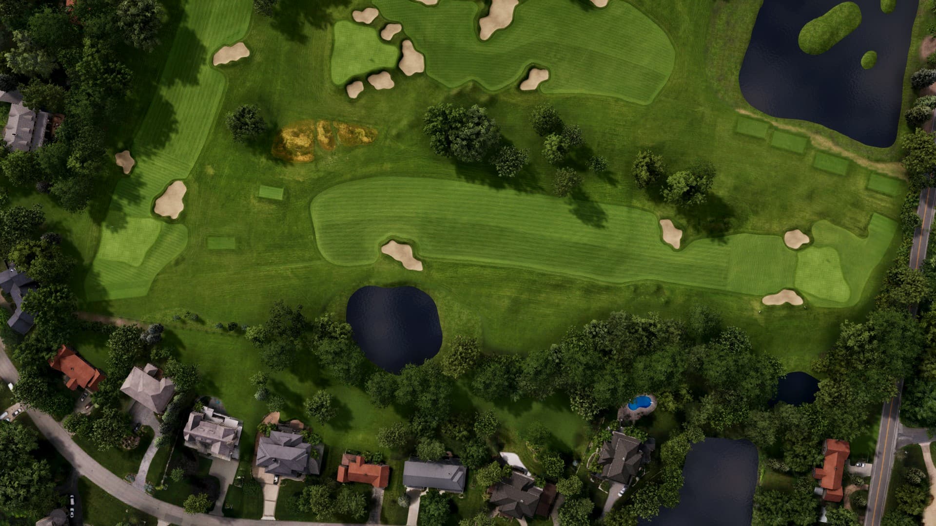 Hole 15 at Interlachen Country Club (Post-Restoration)