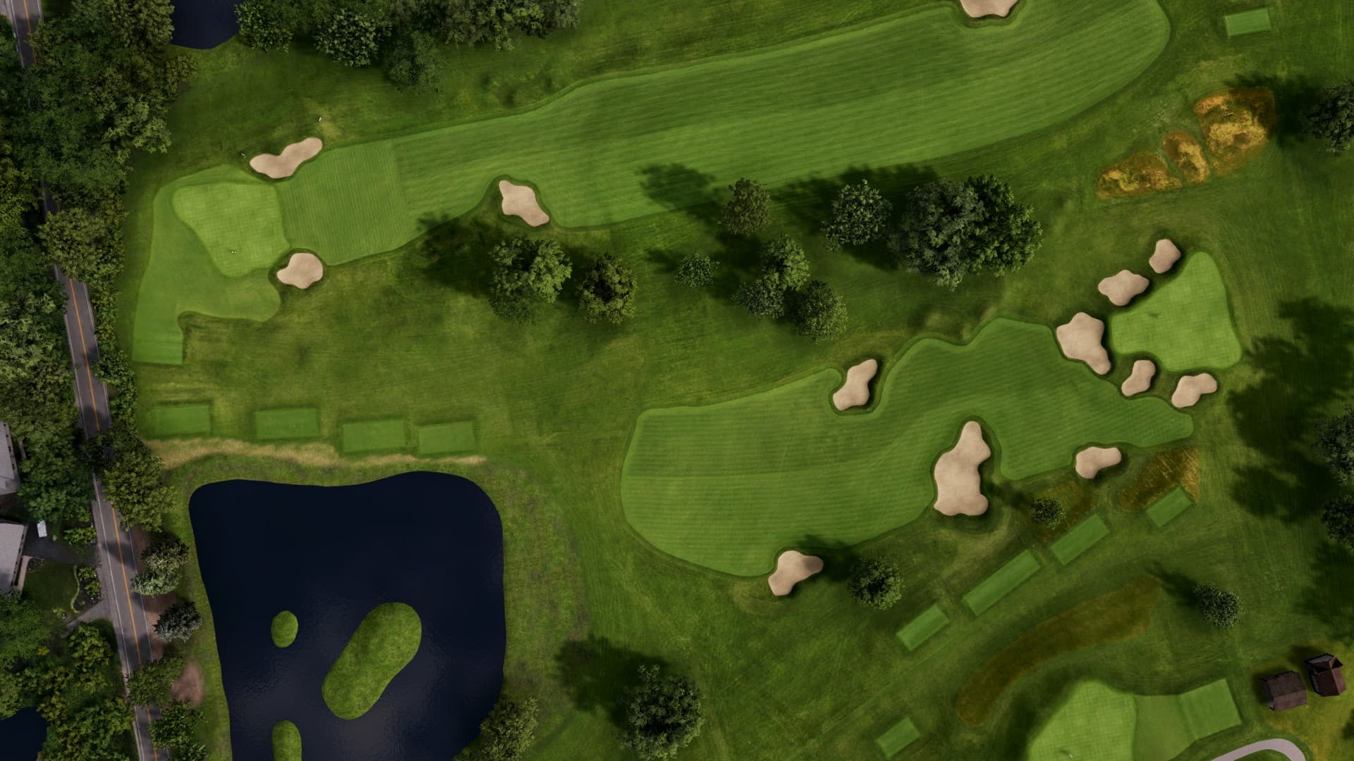 Hole 16 at Interlachen Country Club (Post-Restoration)