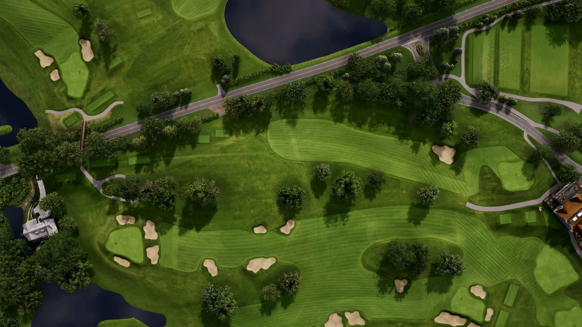Hole 18 at Interlachen Country Club (Post-Restoration)