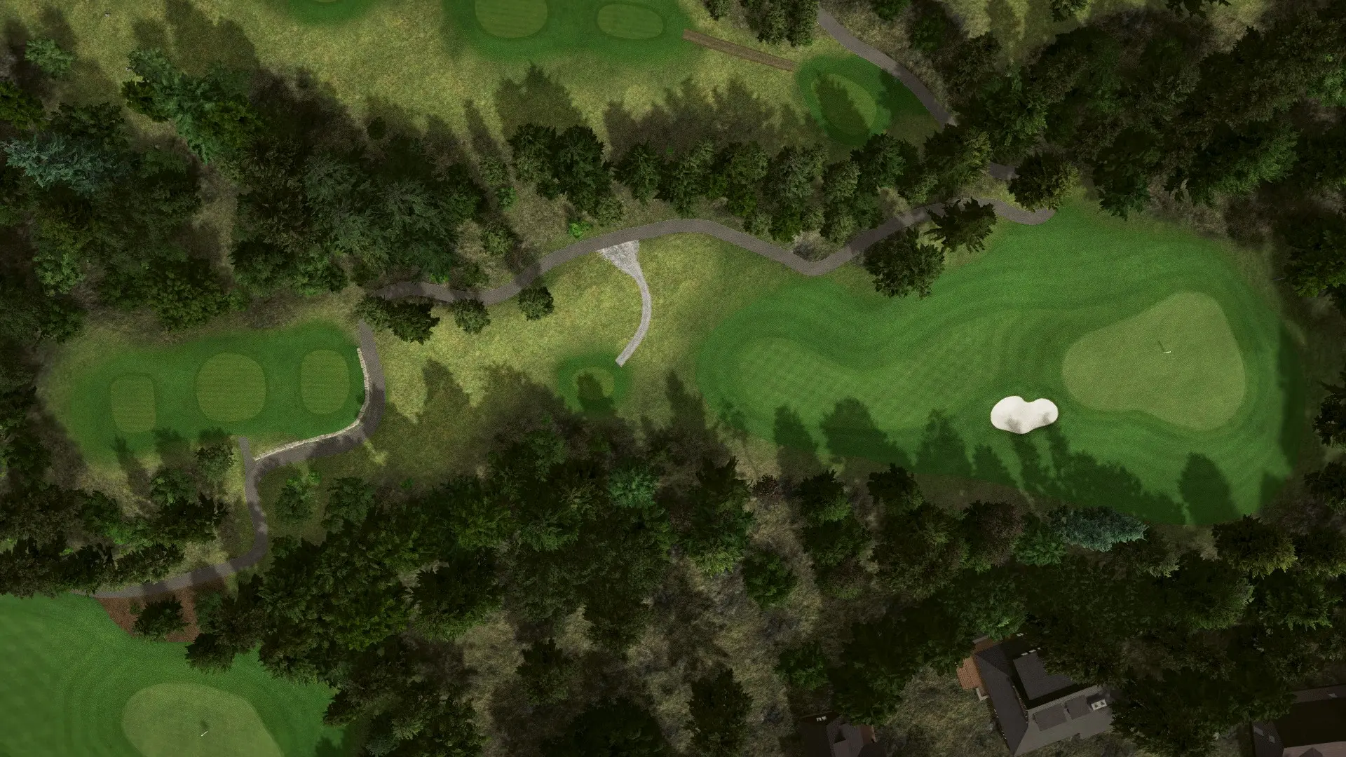 Hole 2 at Iron Horse Golf Club