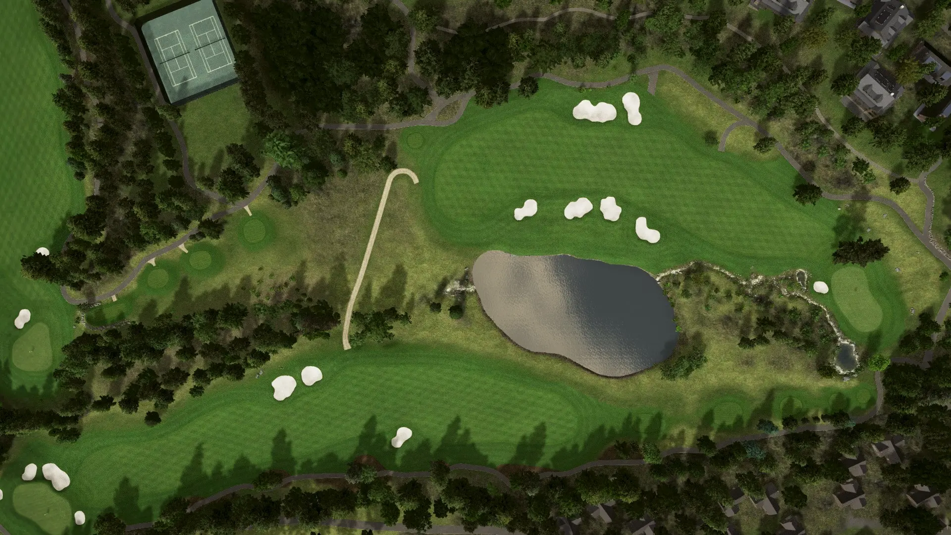 Hole 18 at Iron Horse Golf Club