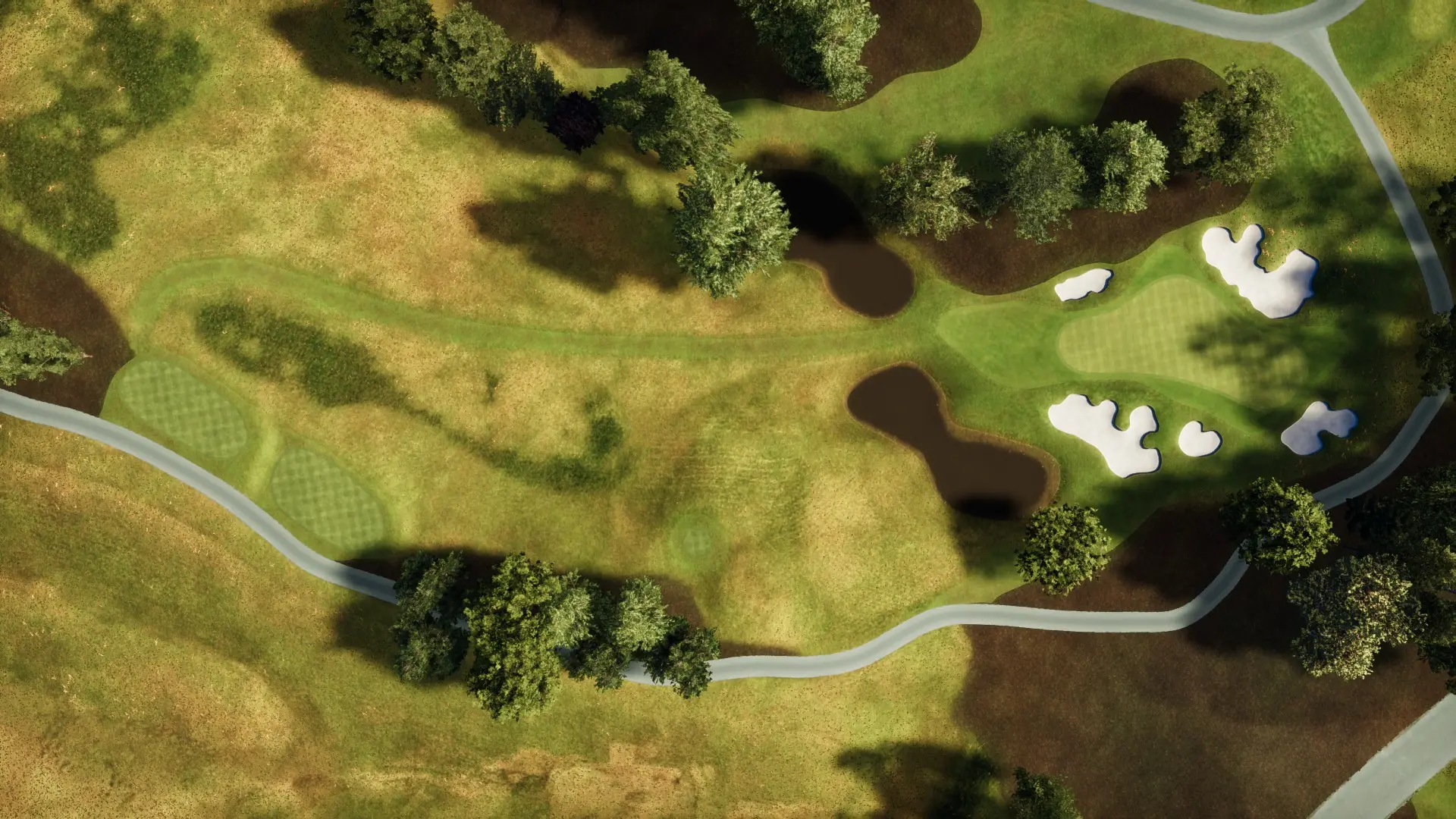 Hole 9 at JCB Golf and Country Club