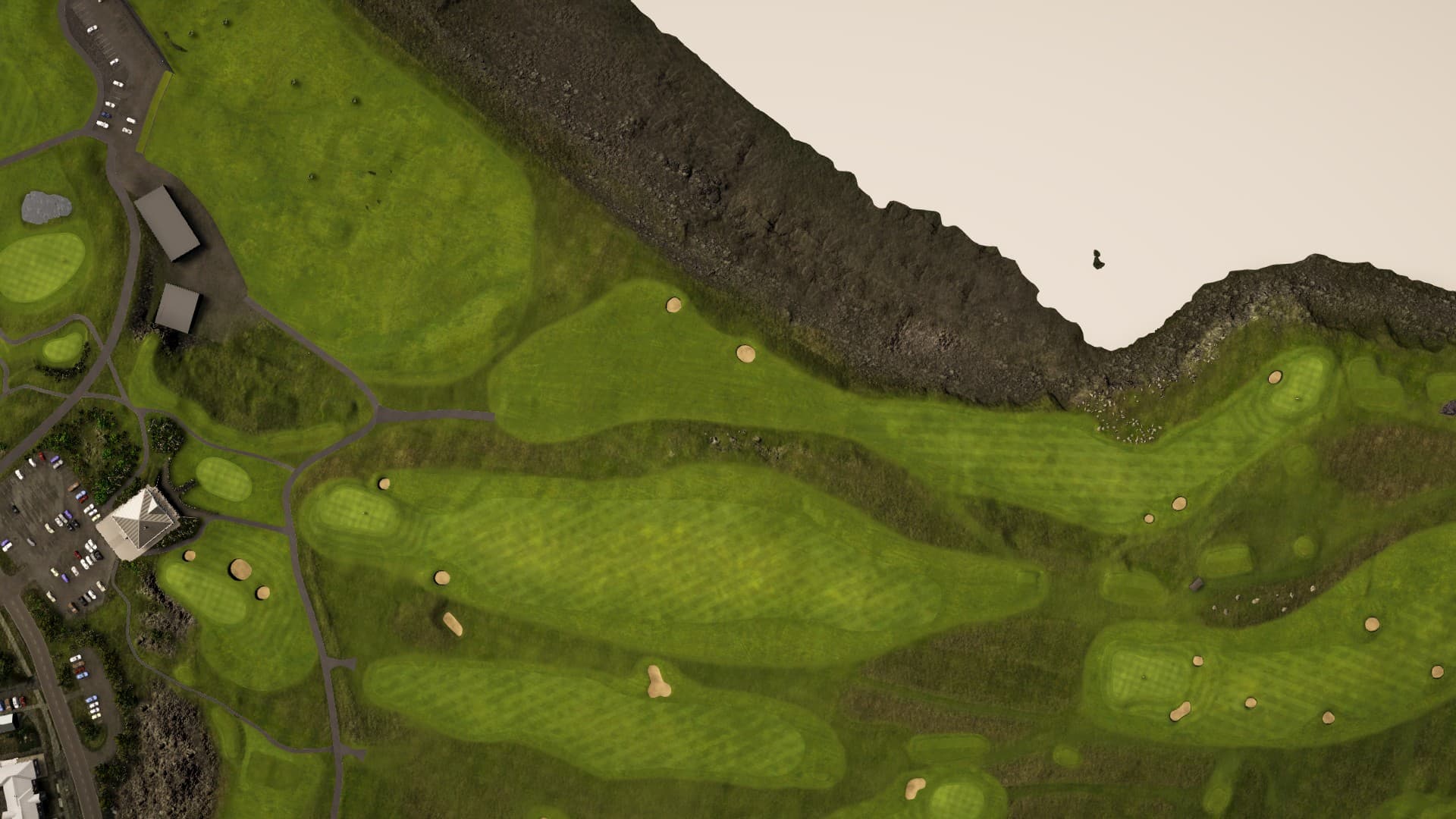 Hole 16 at Keilir Golf Club