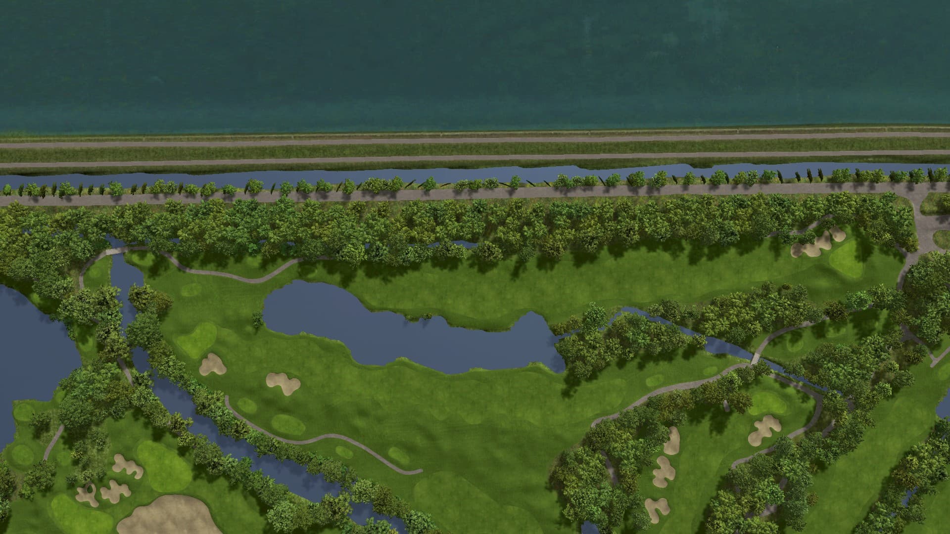 Hole 2 at Kempferhof Golf Course