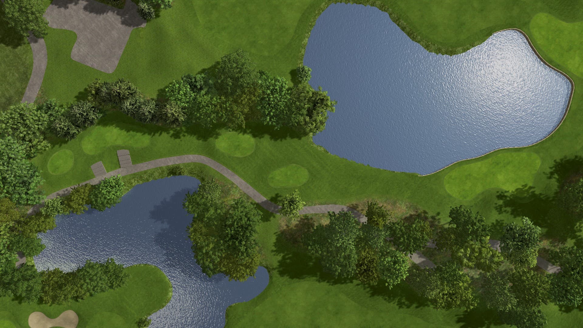 Hole 9 at Kempferhof Golf Course