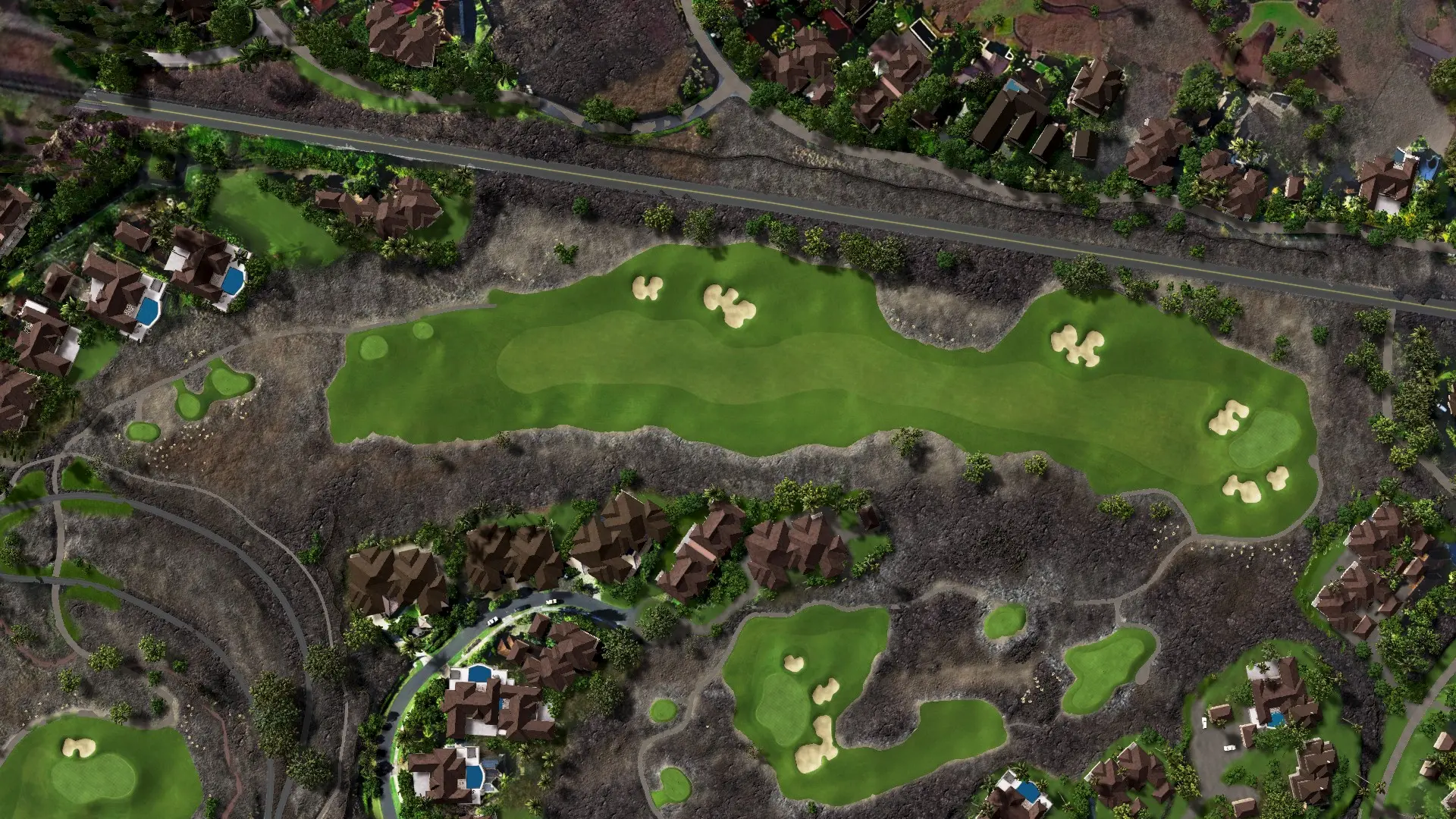 Hole 2 at Ke'olu Golf Course
