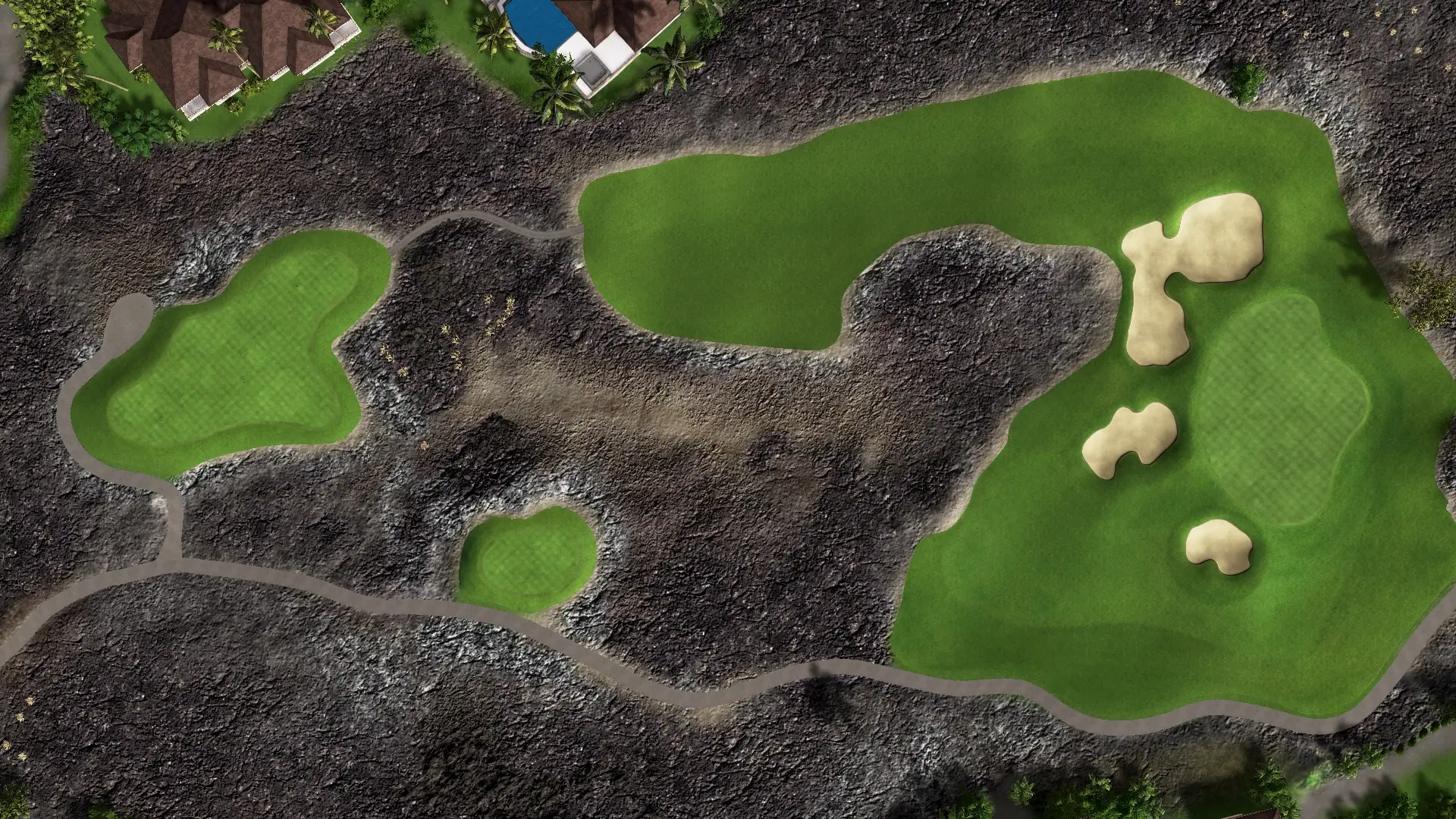 Hole 3 at Ke'olu Golf Course