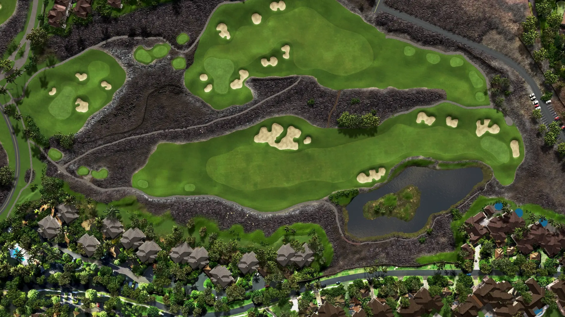 Hole 5 at Ke'olu Golf Course