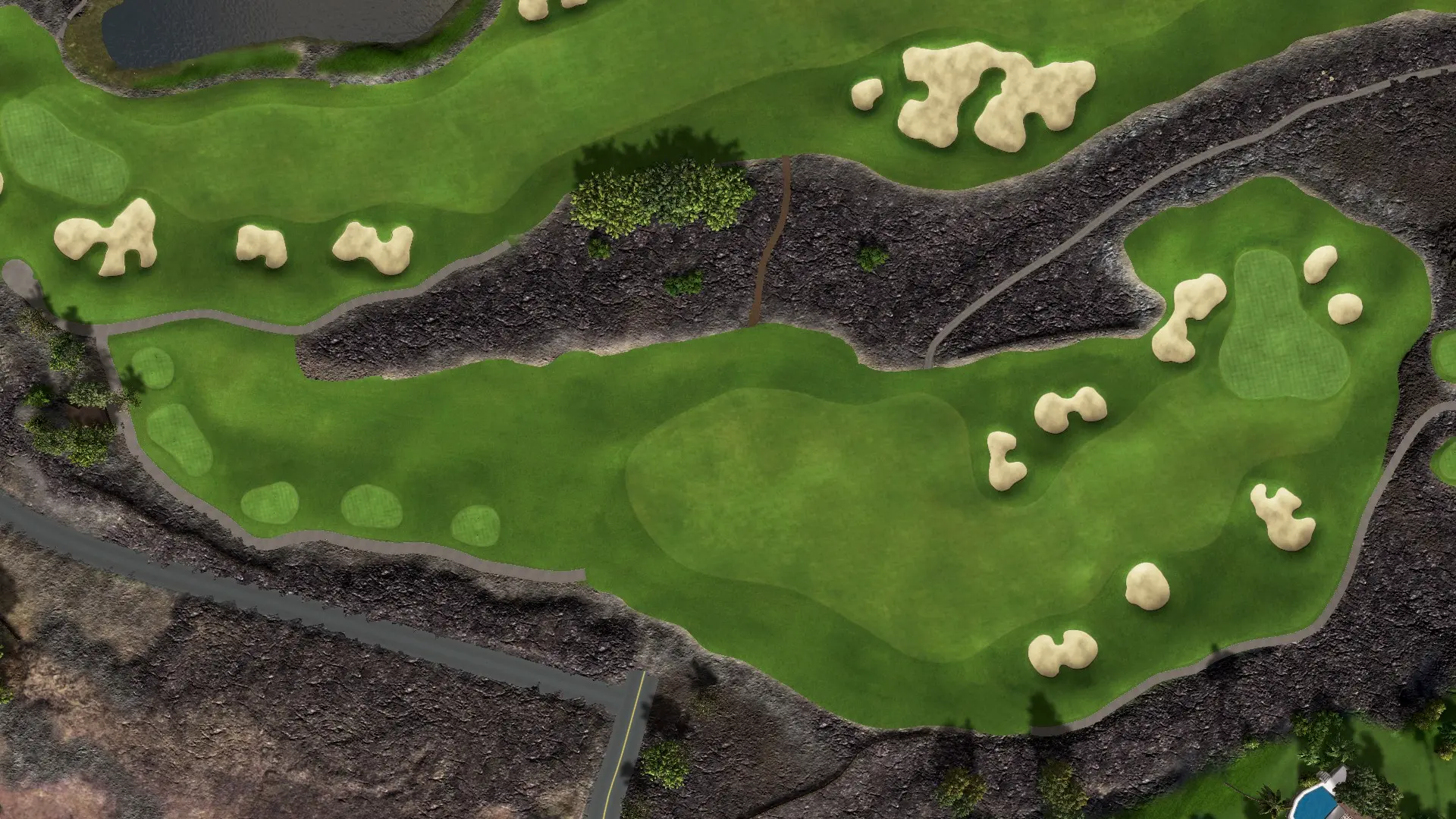 Hole 6 at Ke'olu Golf Course