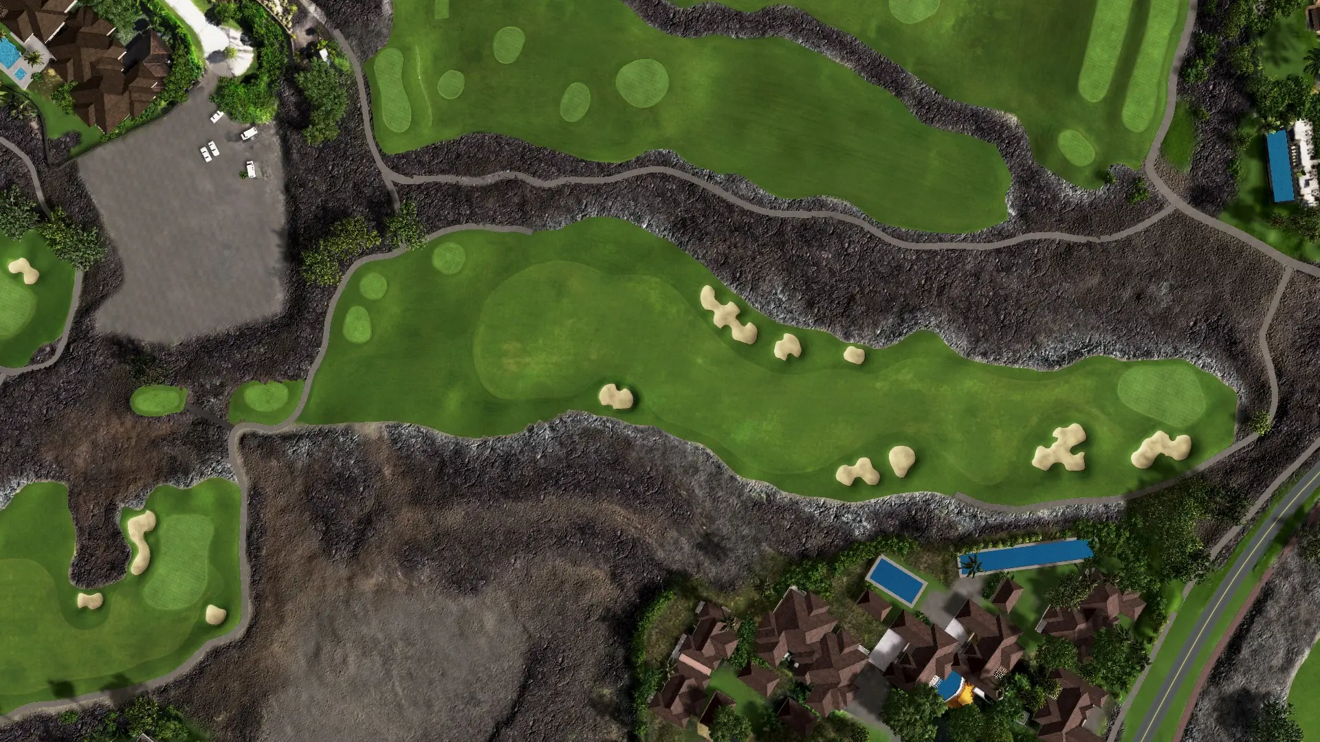 Hole 9 at Ke'olu Golf Course