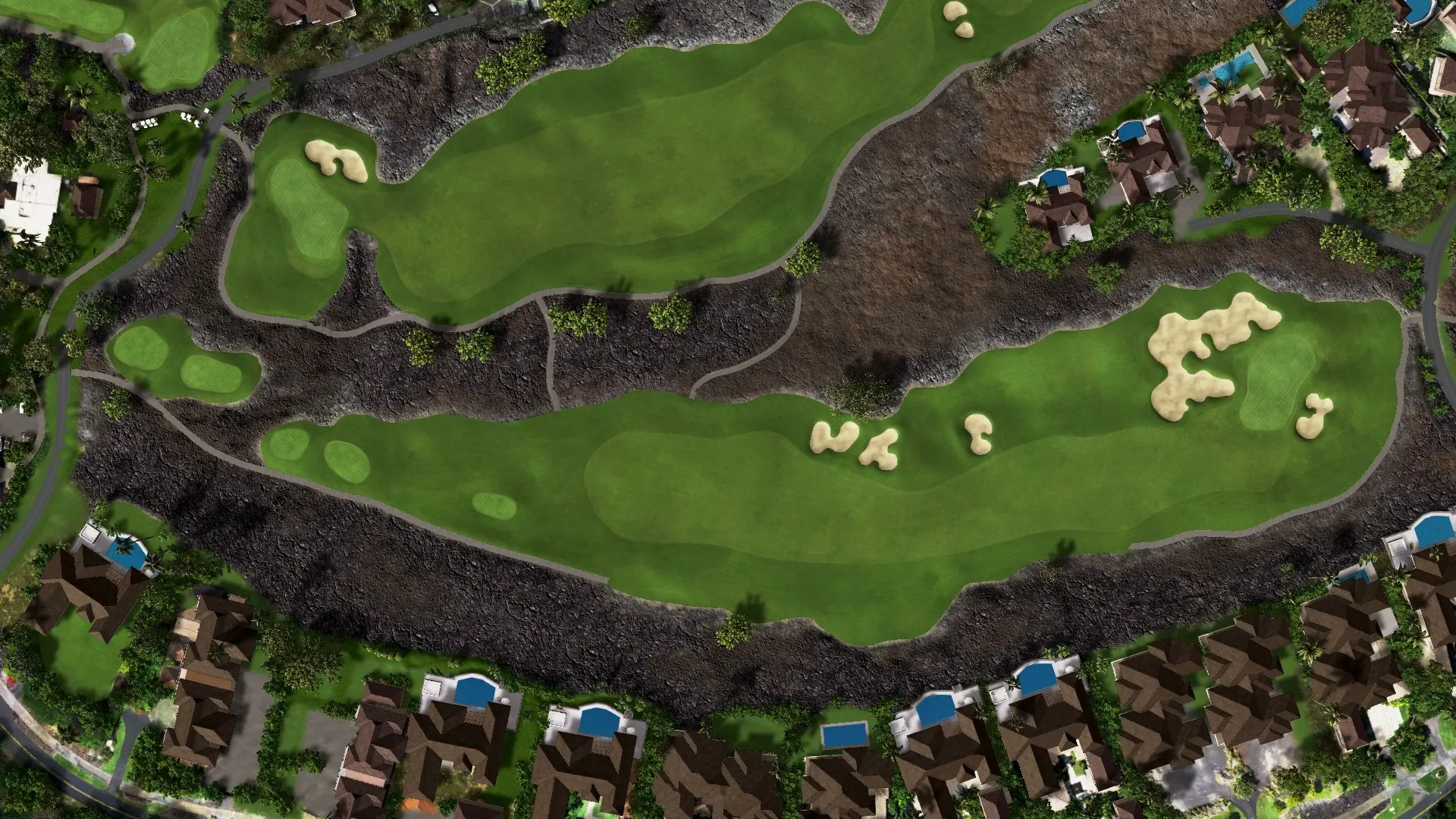 Hole 10 at Ke'olu Golf Course