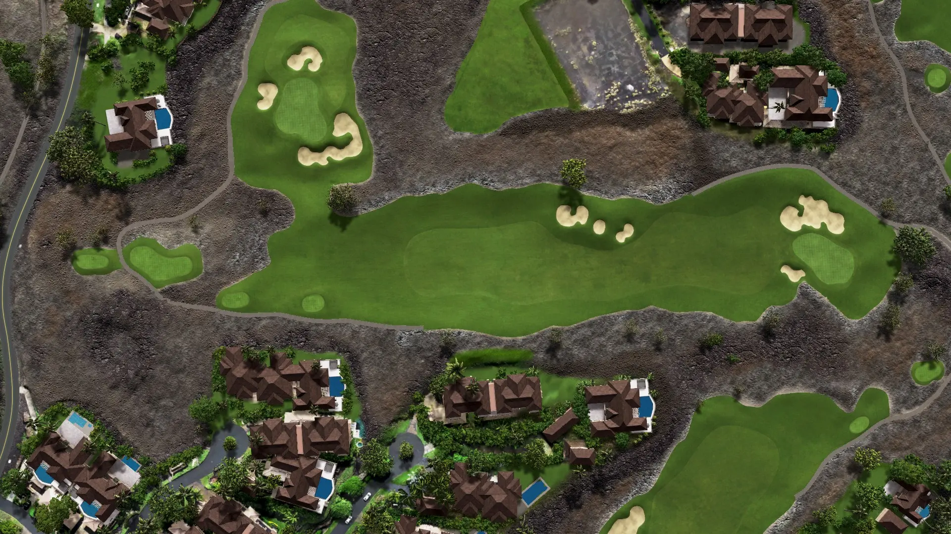 Hole 12 at Ke'olu Golf Course
