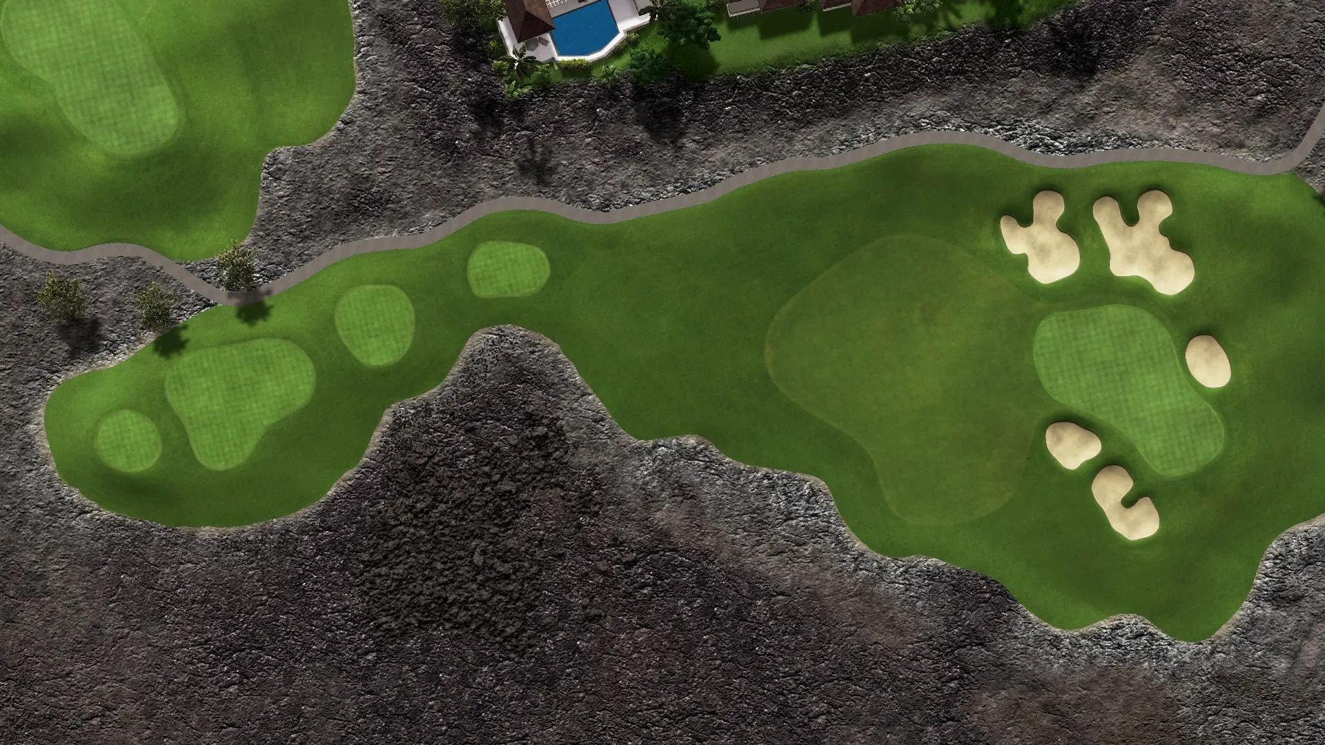 Hole 15 at Ke'olu Golf Course