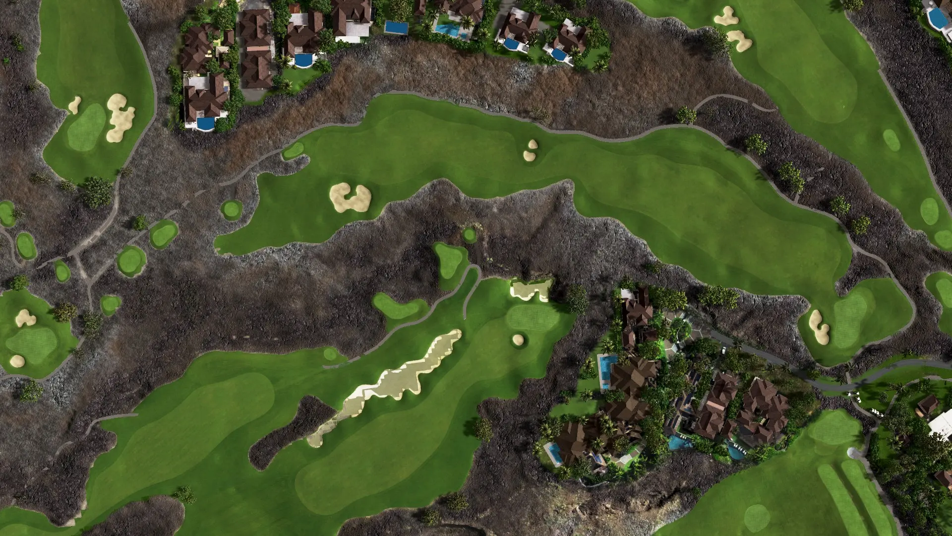 Hole 18 at Ke'olu Golf Course