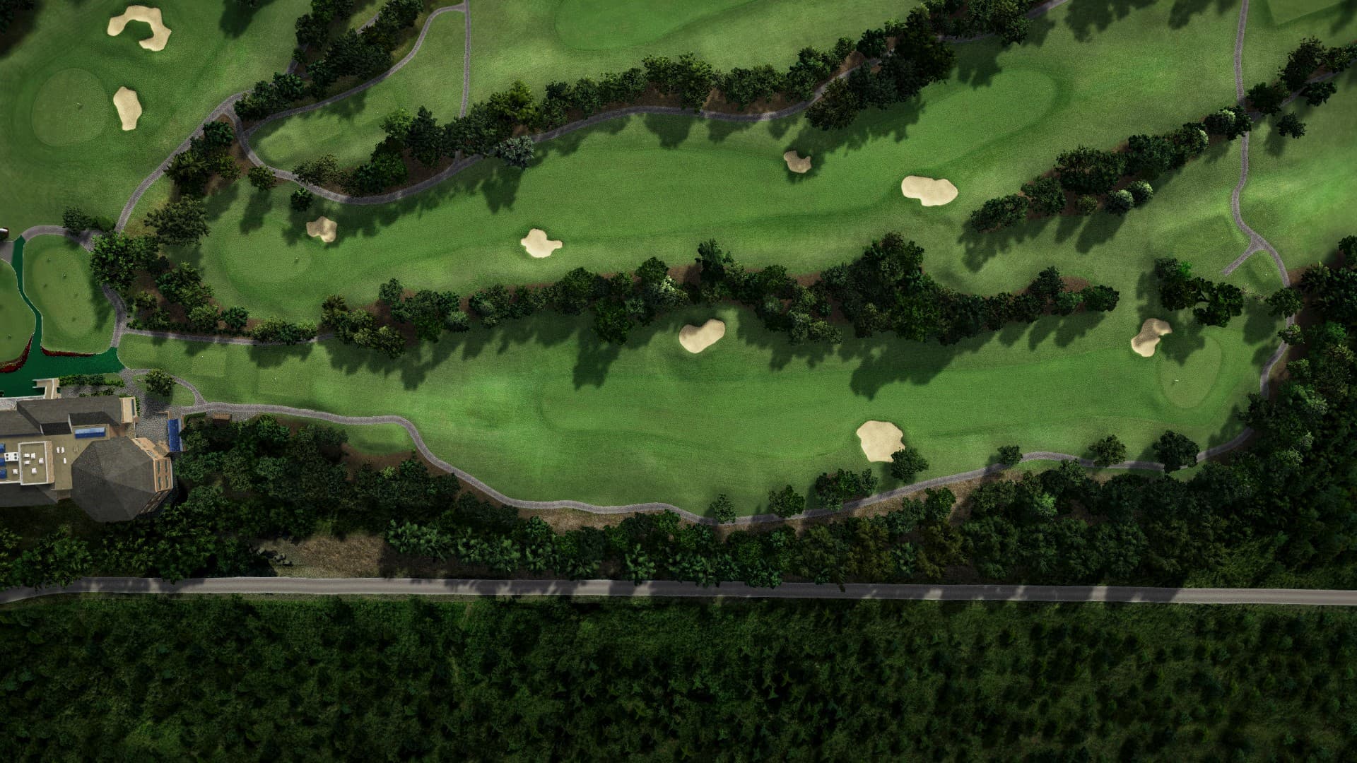 Hole 1 at Keya Golf Club