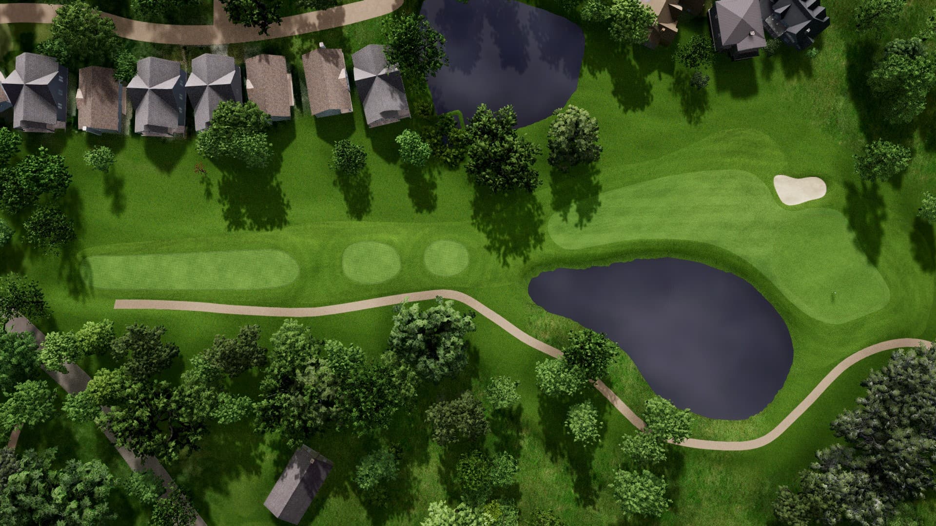 Hole 17 at The Camellia Course at Killearn Club