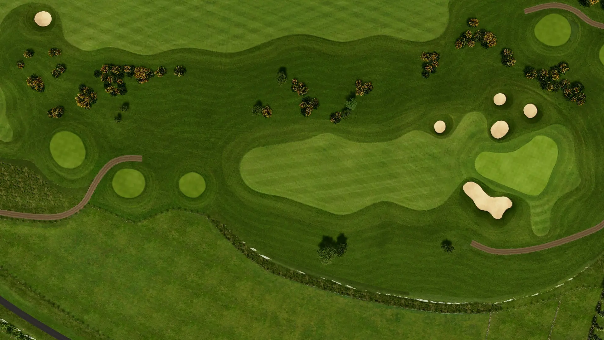 Hole 9 at Kingsfield Golf Centre