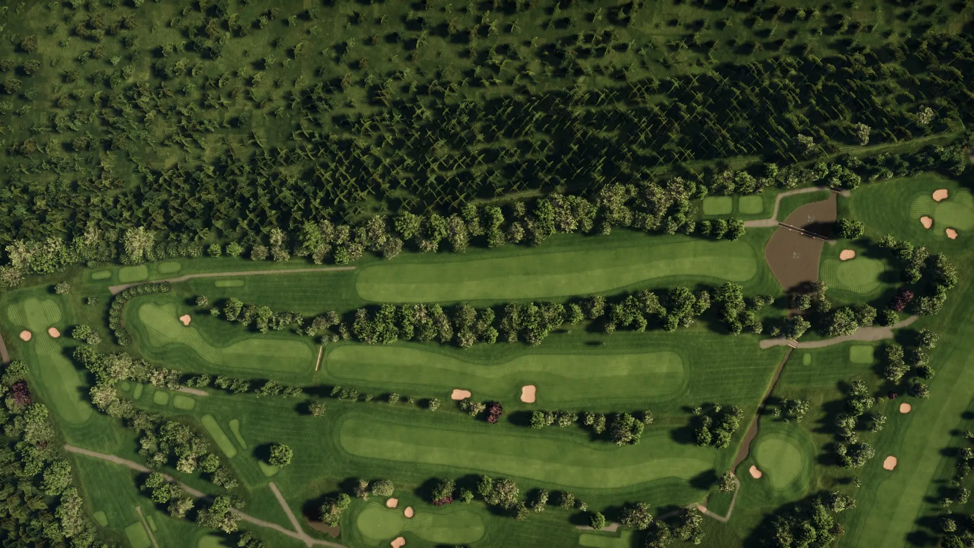 Hole 17 at Kirby Muxloe Golf Club