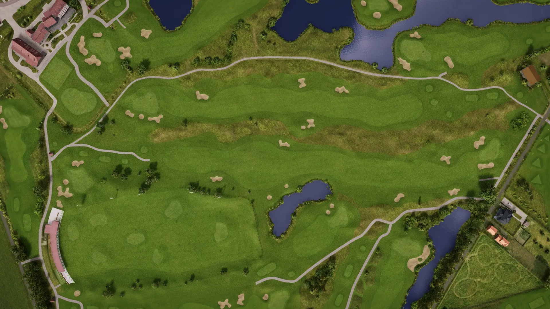 Hole 1 at Koksijde Golf ter Hille
