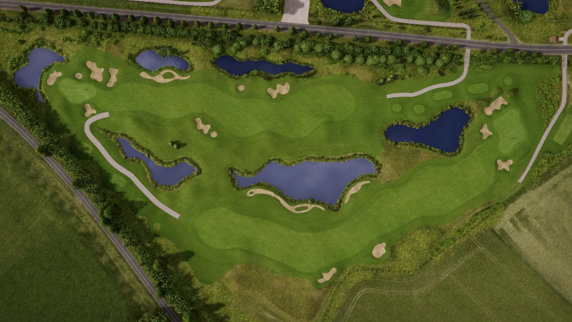 Hole 4 at Koksijde Golf ter Hille