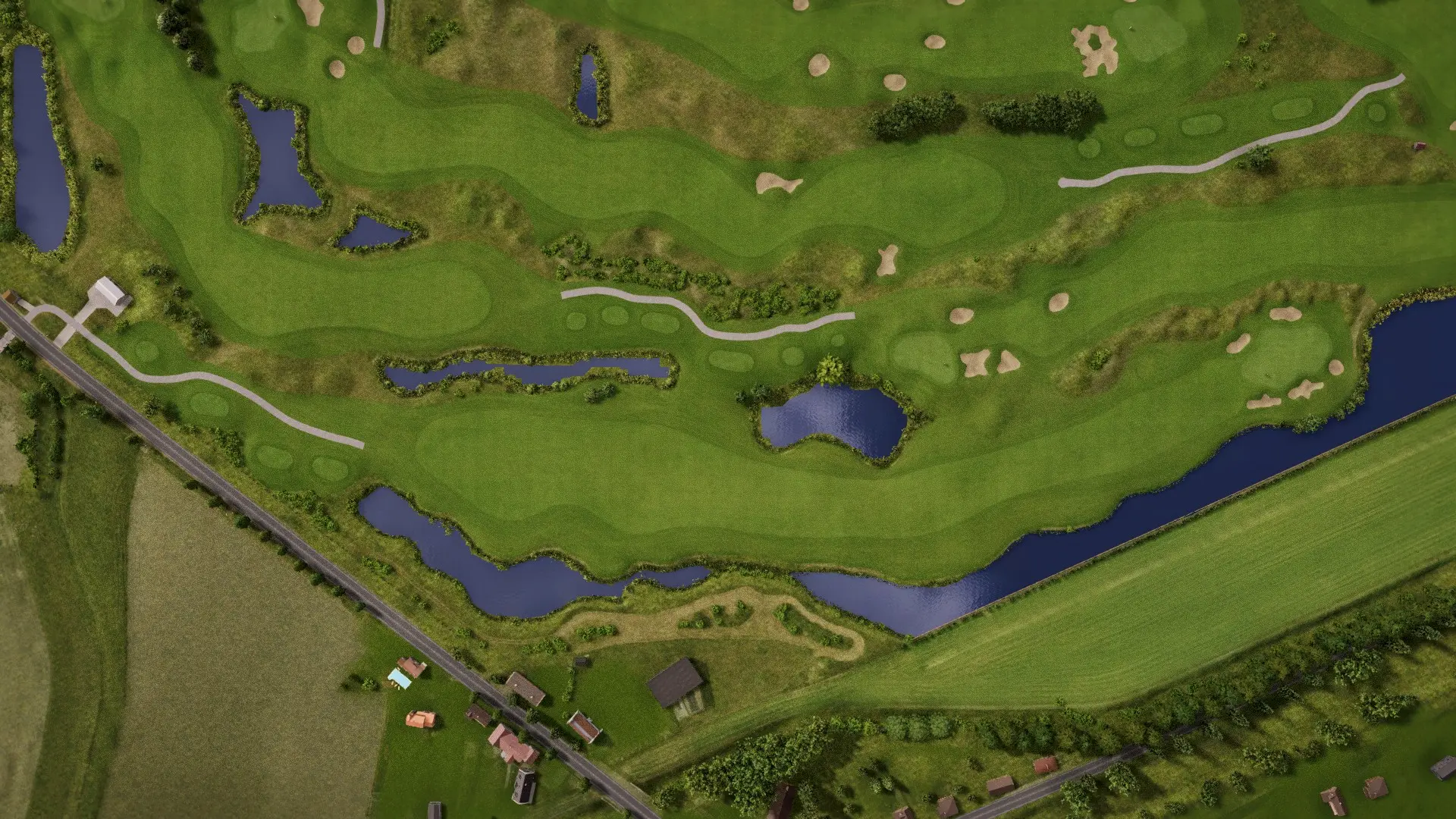 Hole 5 at Koksijde Golf ter Hille