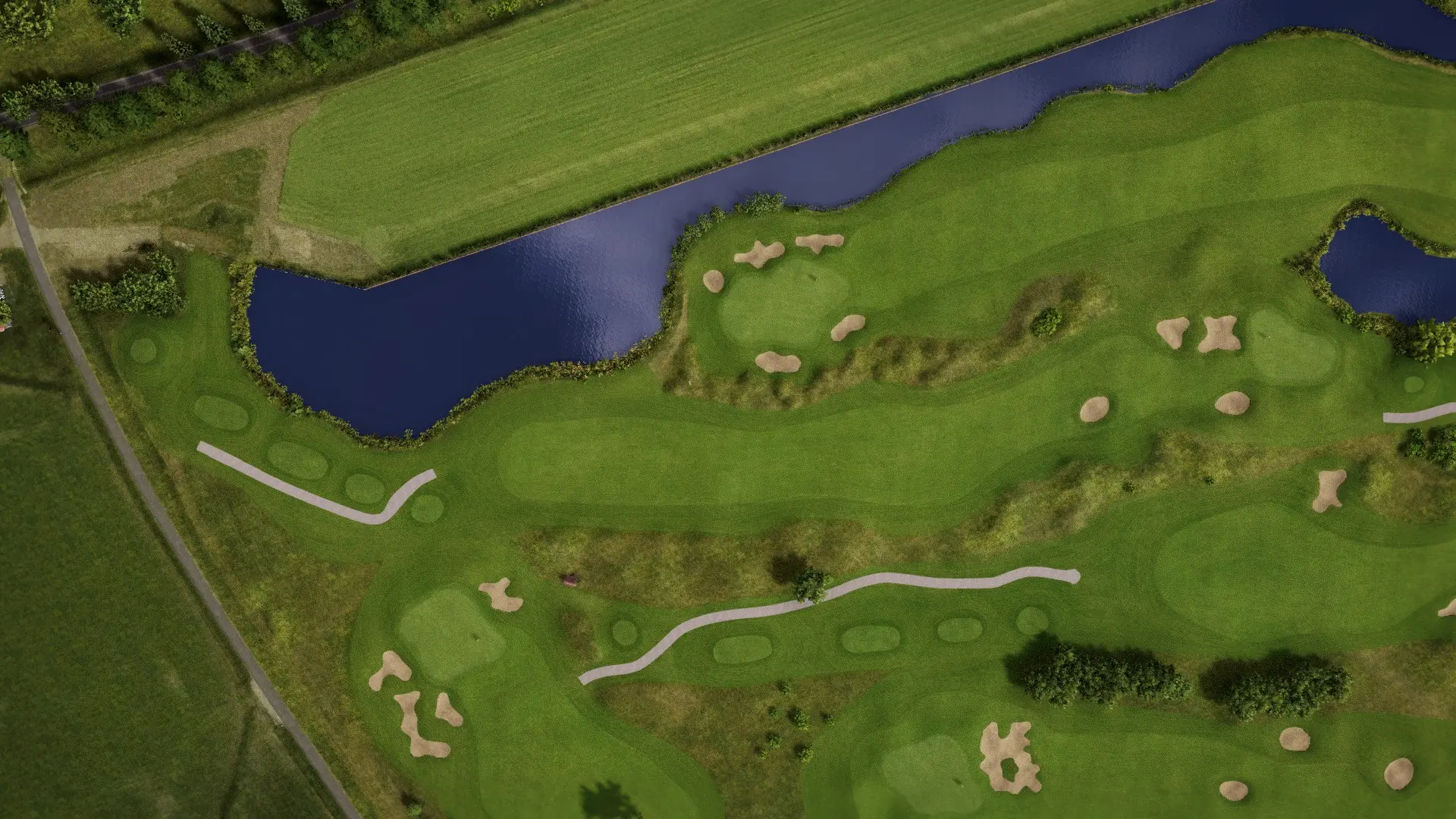 Hole 6 at Koksijde Golf ter Hille