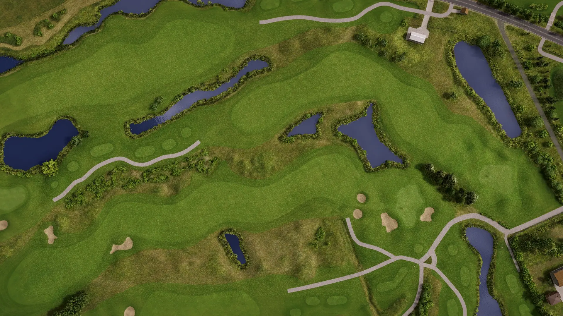 Hole 7 at Koksijde Golf ter Hille