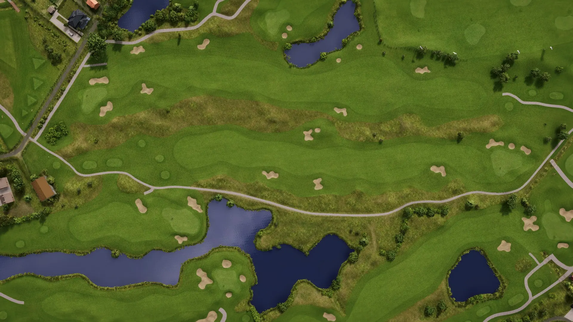 Hole 9 at Koksijde Golf ter Hille