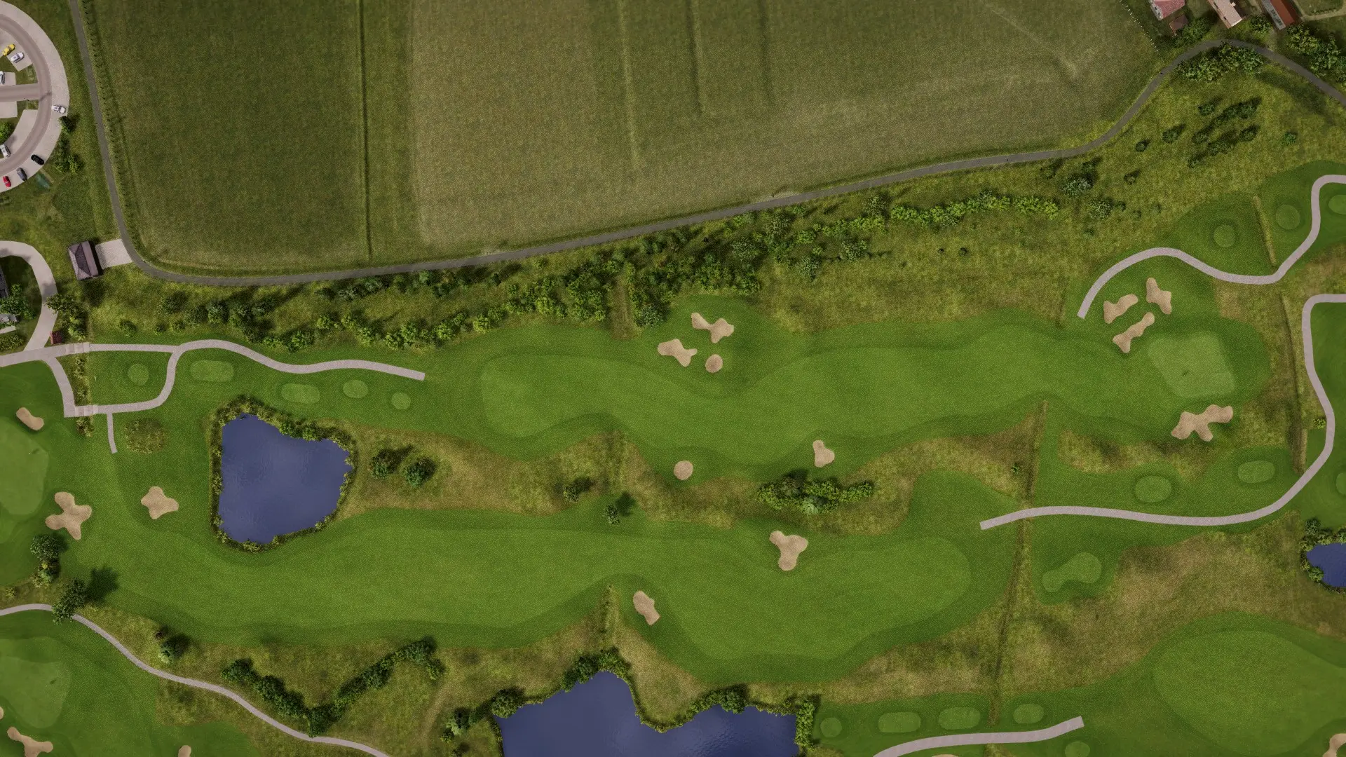 Hole 10 at Koksijde Golf ter Hille