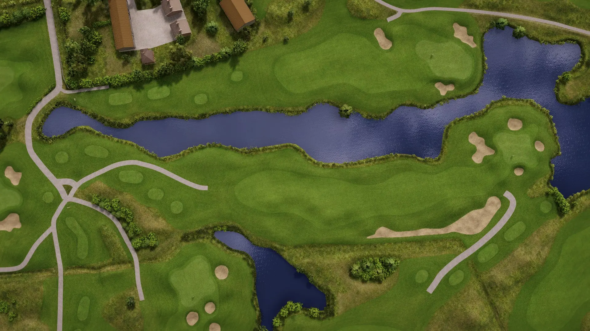 Hole 13 at Koksijde Golf ter Hille