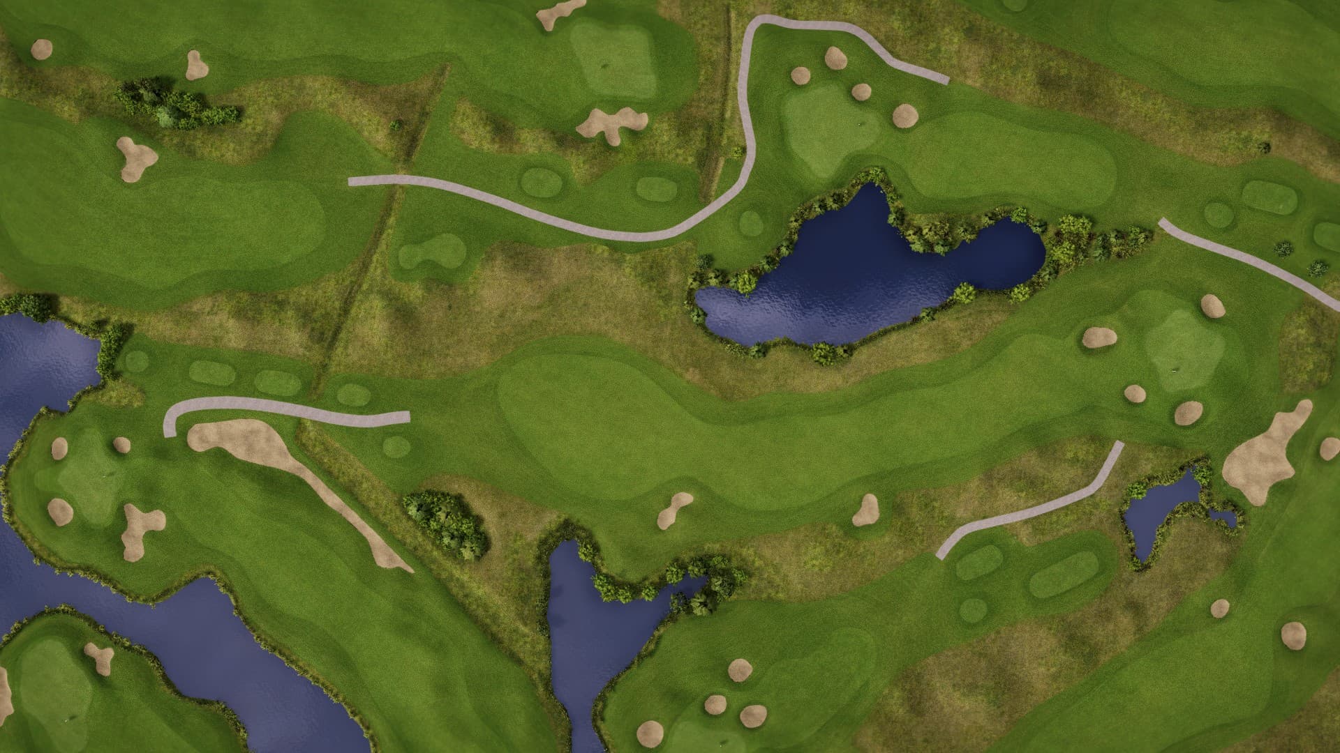 Hole 14 at Koksijde Golf ter Hille