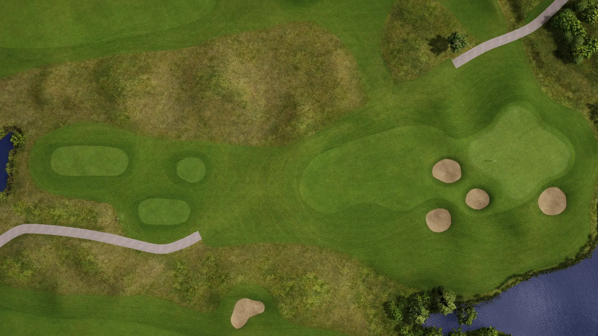 Hole 15 at Koksijde Golf ter Hille