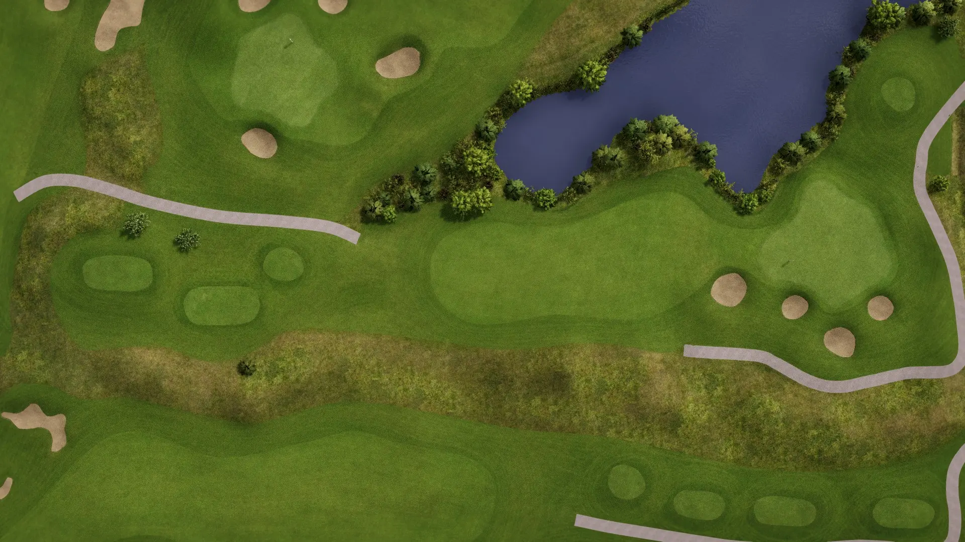 Hole 17 at Koksijde Golf ter Hille