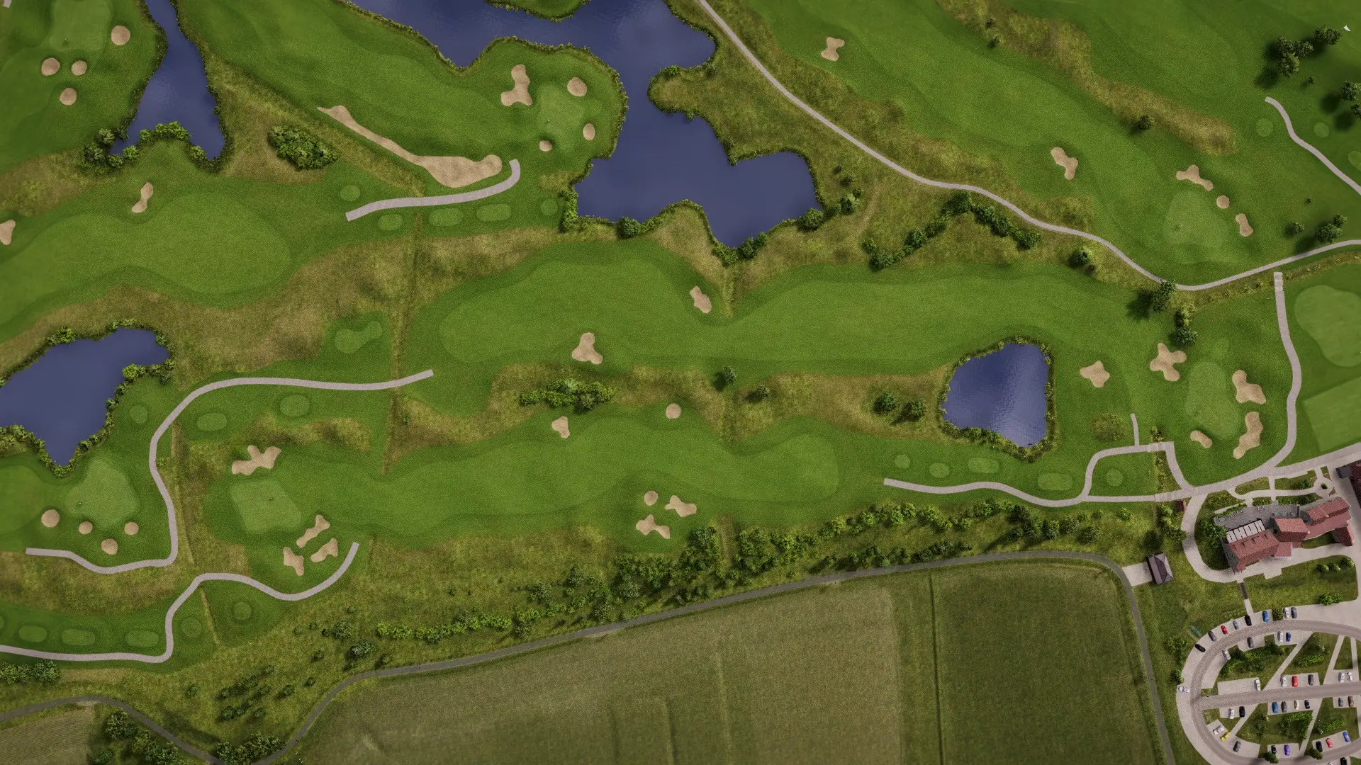 Hole 18 at Koksijde Golf ter Hille