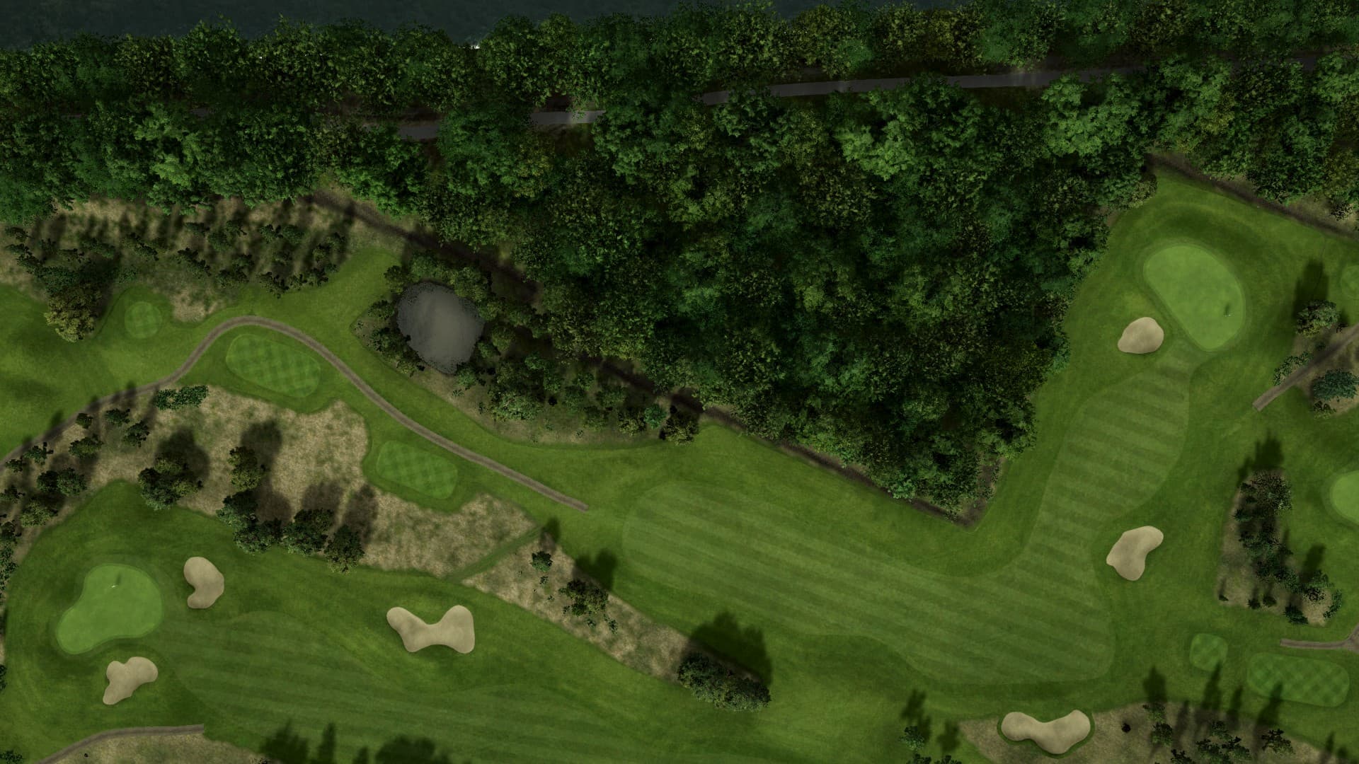 Hole 2 at Landgoed Bergvliet GC