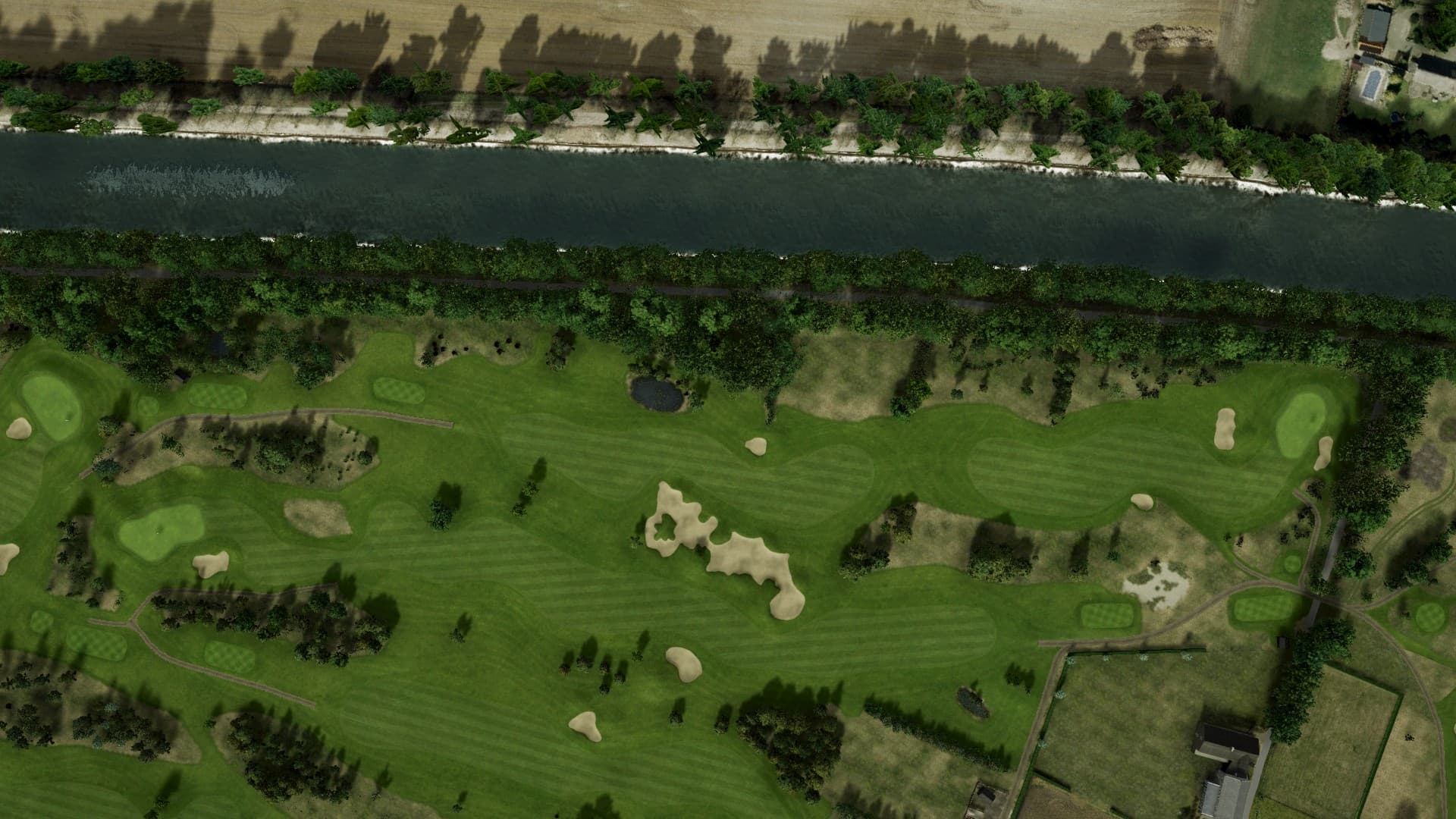 Hole 3 at Landgoed Bergvliet GC