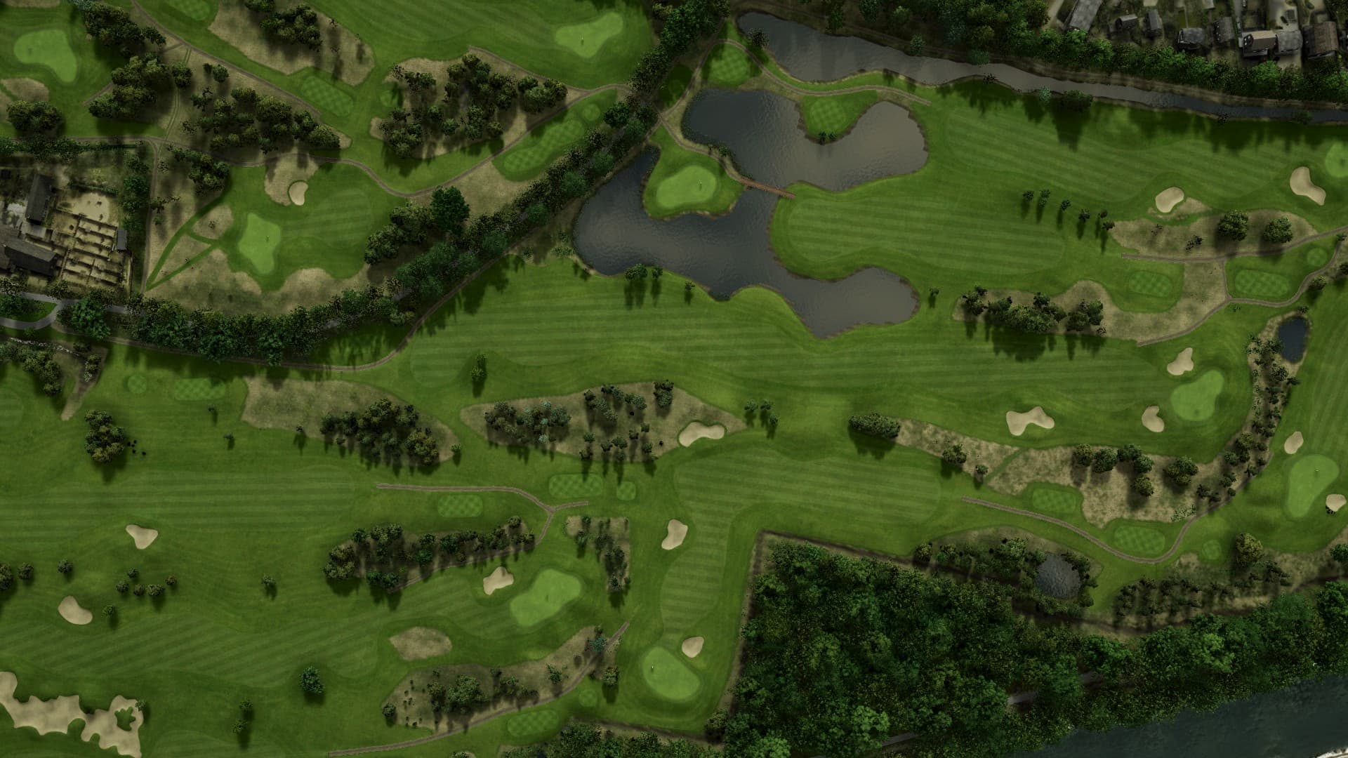 Hole 9 at Landgoed Bergvliet GC
