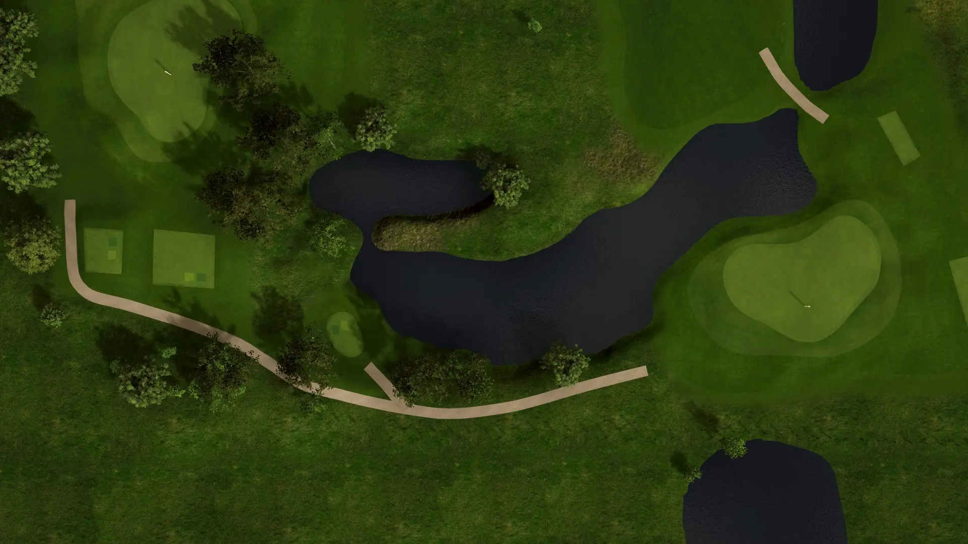 Hole 14 at Landskrona GK Erikstorp Course