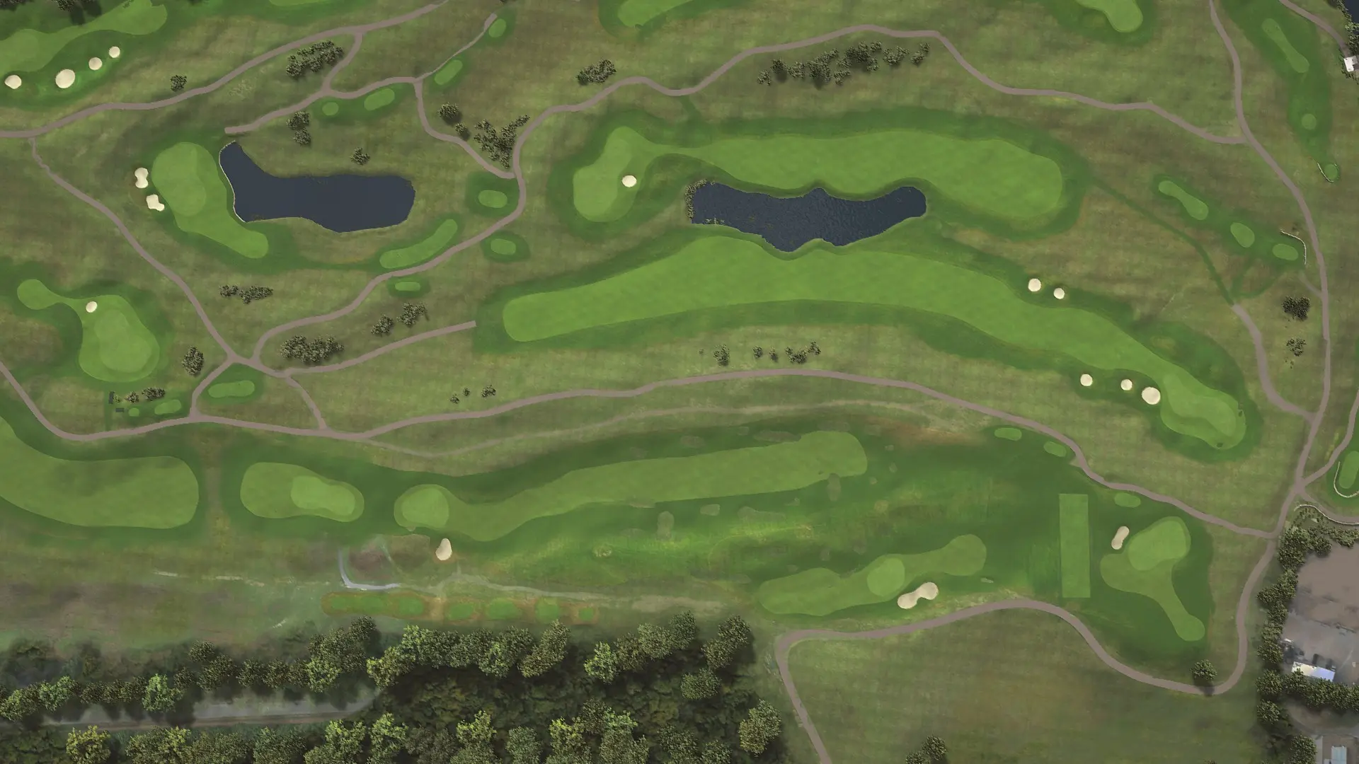 Hole 9 at Le Golf National