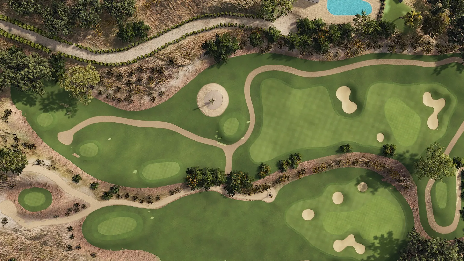 Hole 1 at Leon De Montana