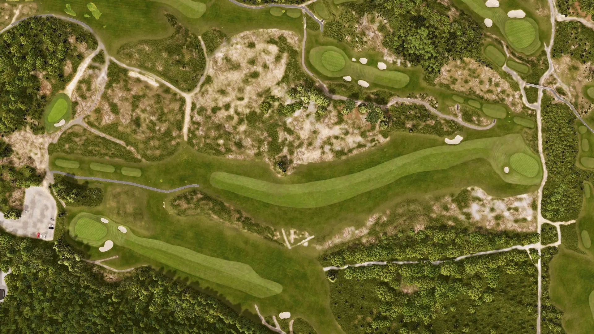 Hole 1 at Le Touquet Golf Resort