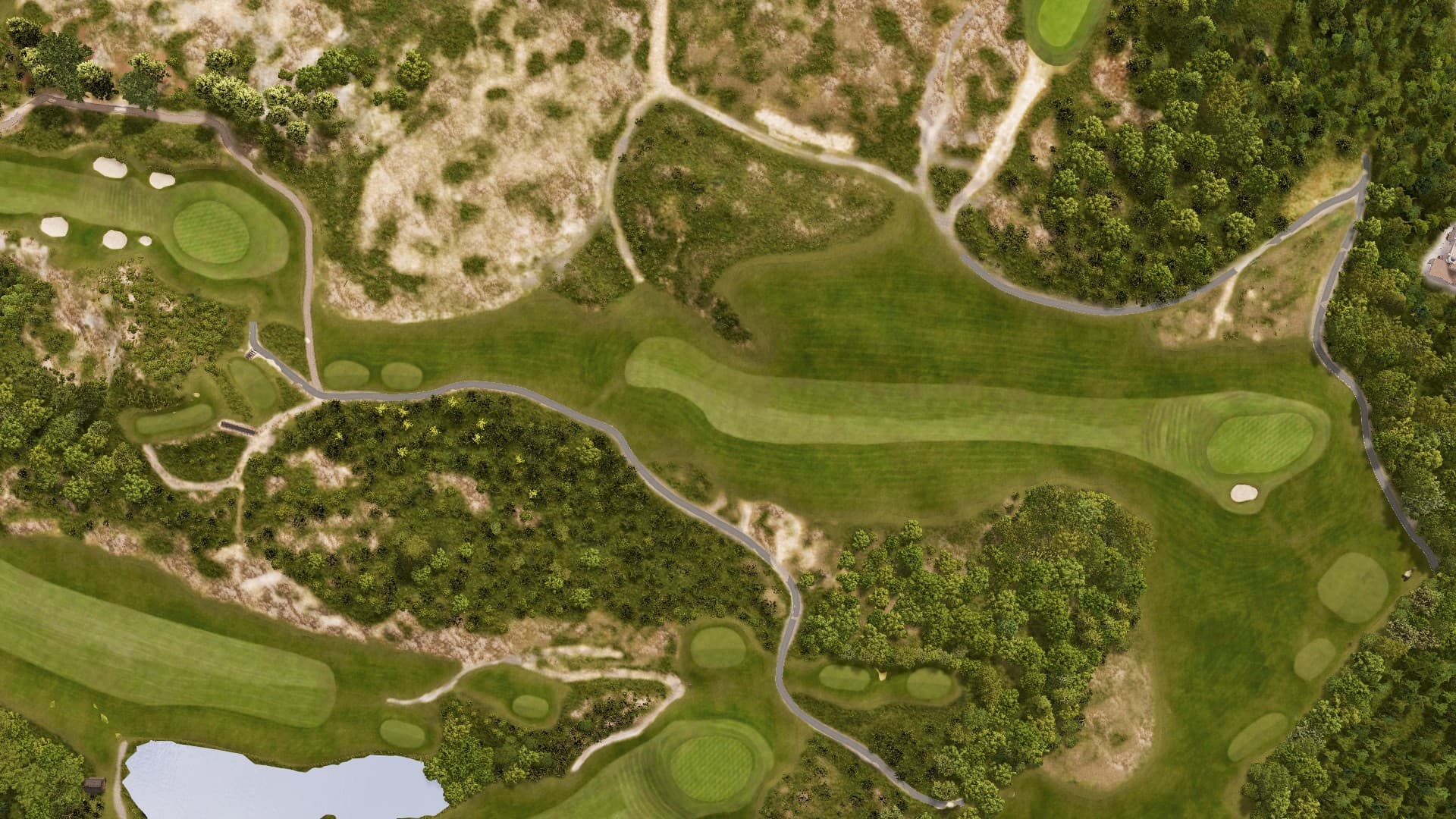 Hole 3 at Le Touquet Golf Resort