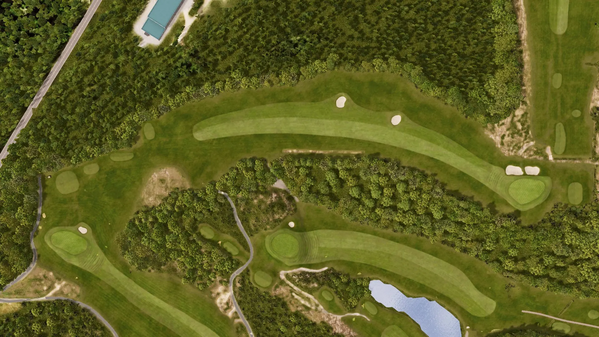 Hole 4 at Le Touquet Golf Resort