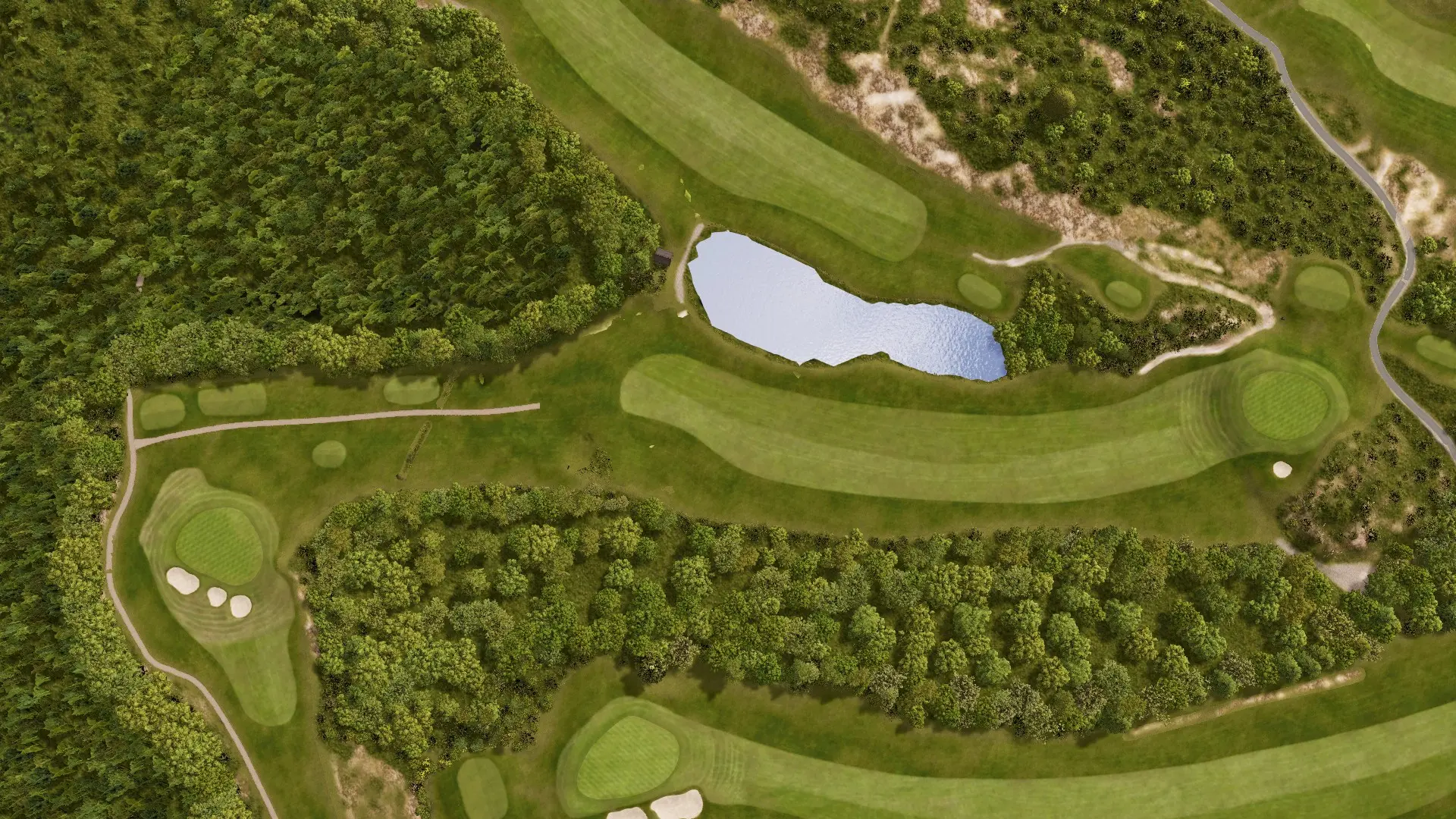 Hole 8 at Le Touquet Golf Resort