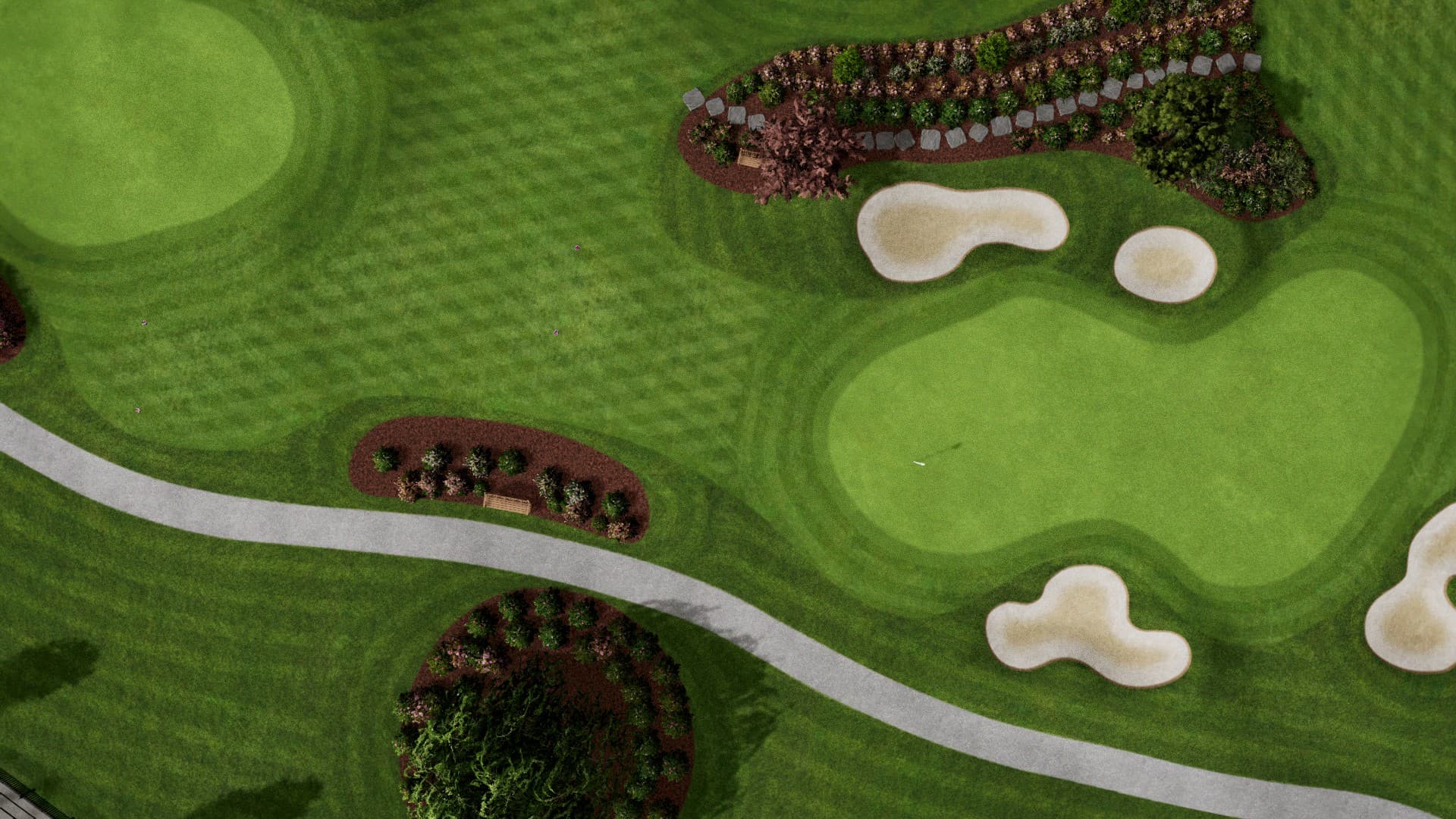 Hole 2 at London Gardens