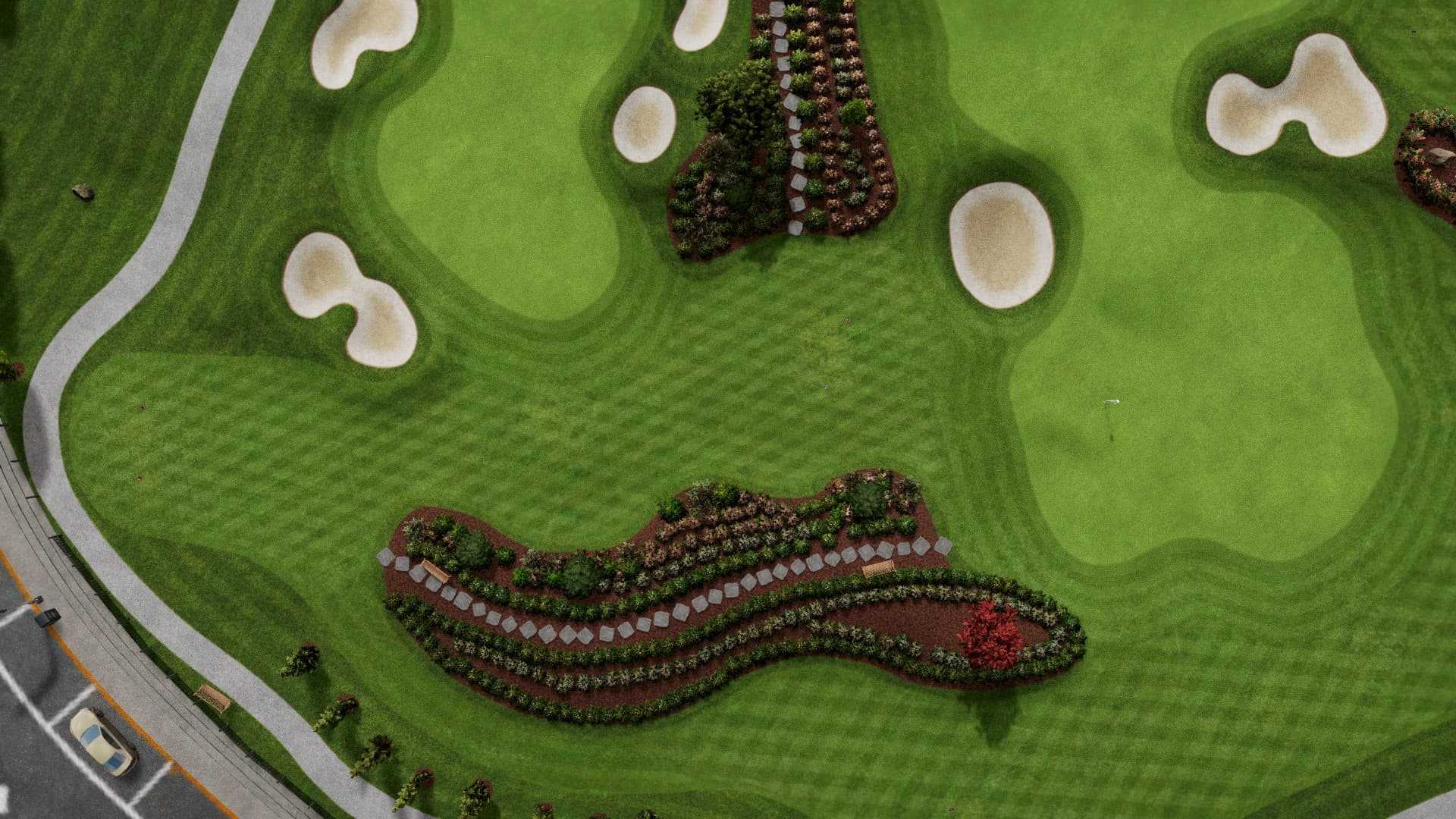 Hole 3 at London Gardens