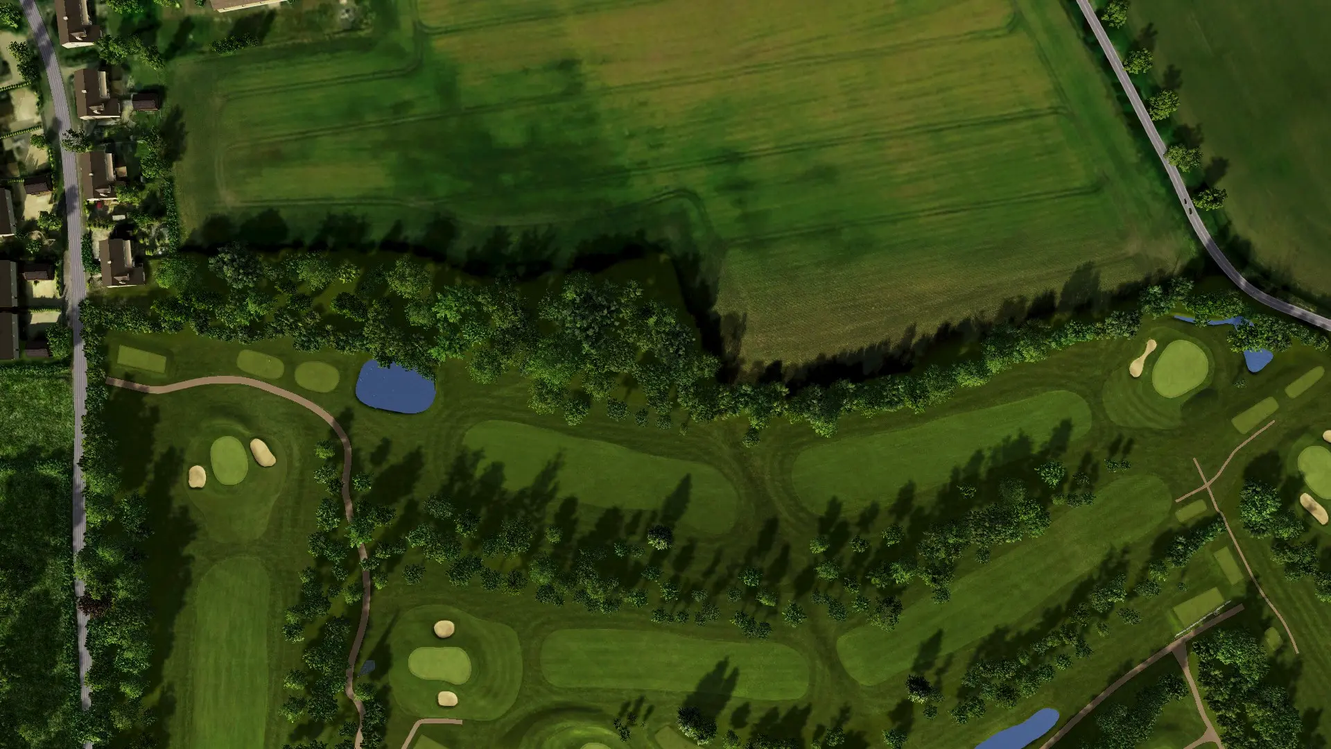 Hole 3 at Long Sutton G.C.
