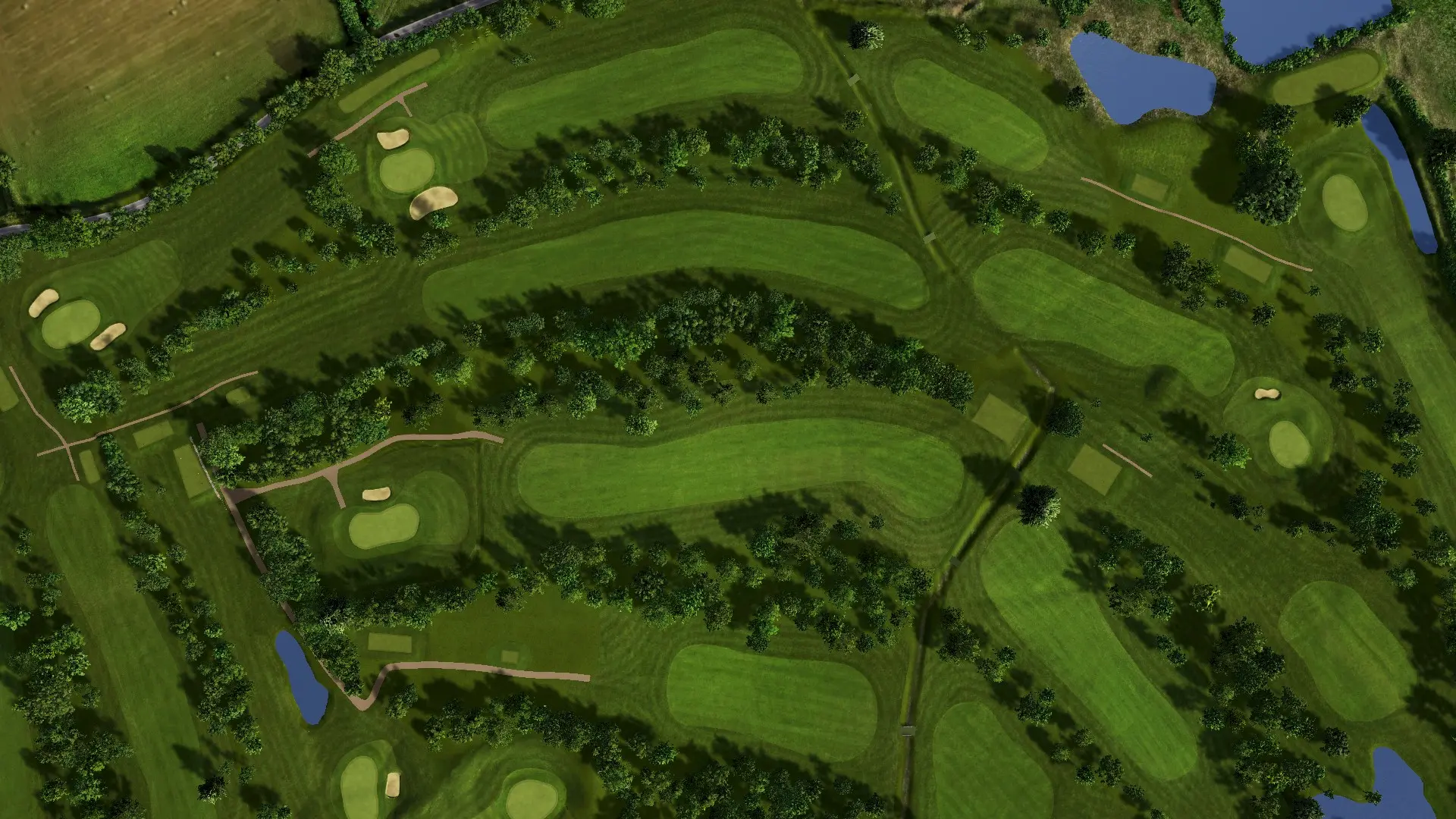 Hole 4 at Long Sutton G.C.